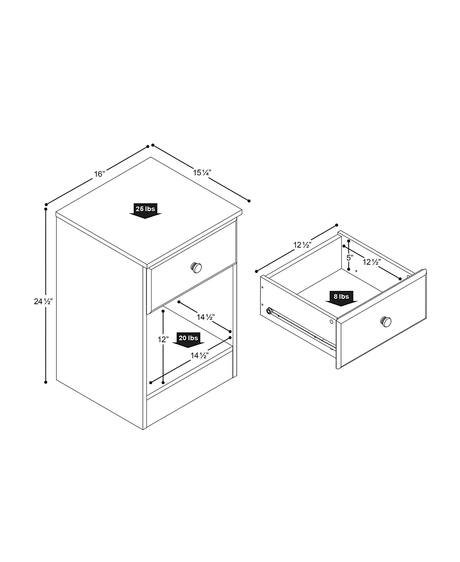 Prepac WDNH-0401-1 nightstands - View #6