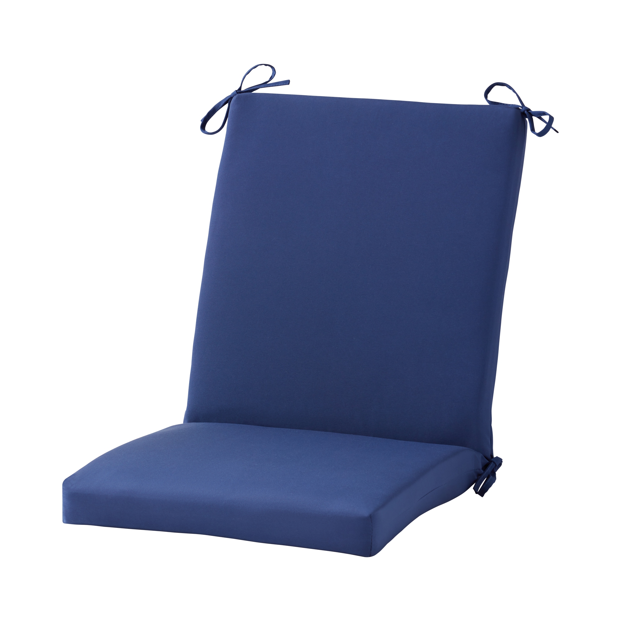 Greendale Home Fashions OP1900-MARINE 19-in x 20-in Marine Blue High back patio chair cushion