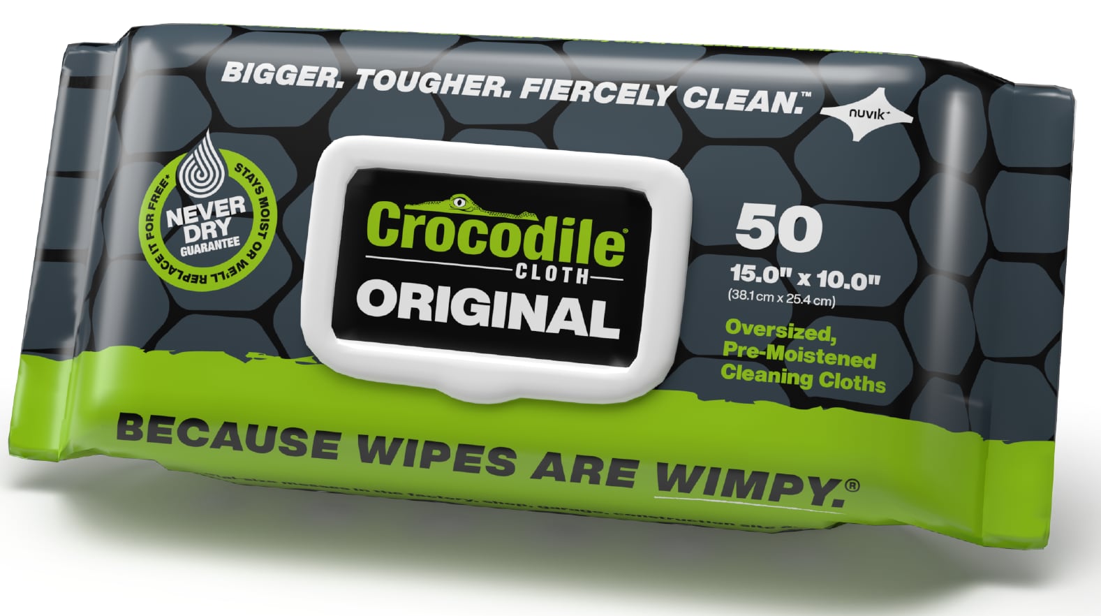 Crocodile Cloth Professional 50-Count Unscented Wipes All-Purpose