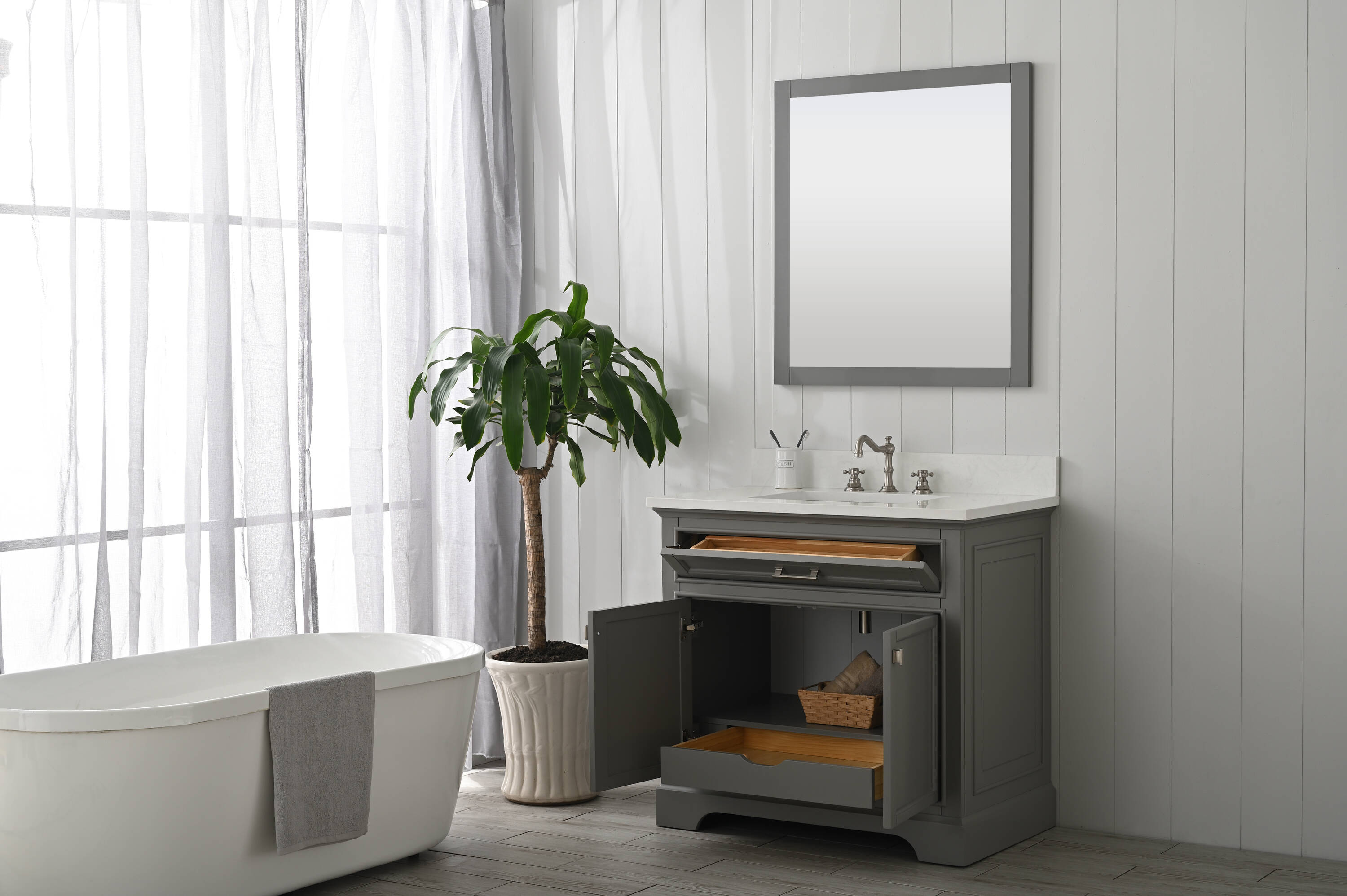 Design Element ML-36-GY Bath-Vanity-Combo - View #10