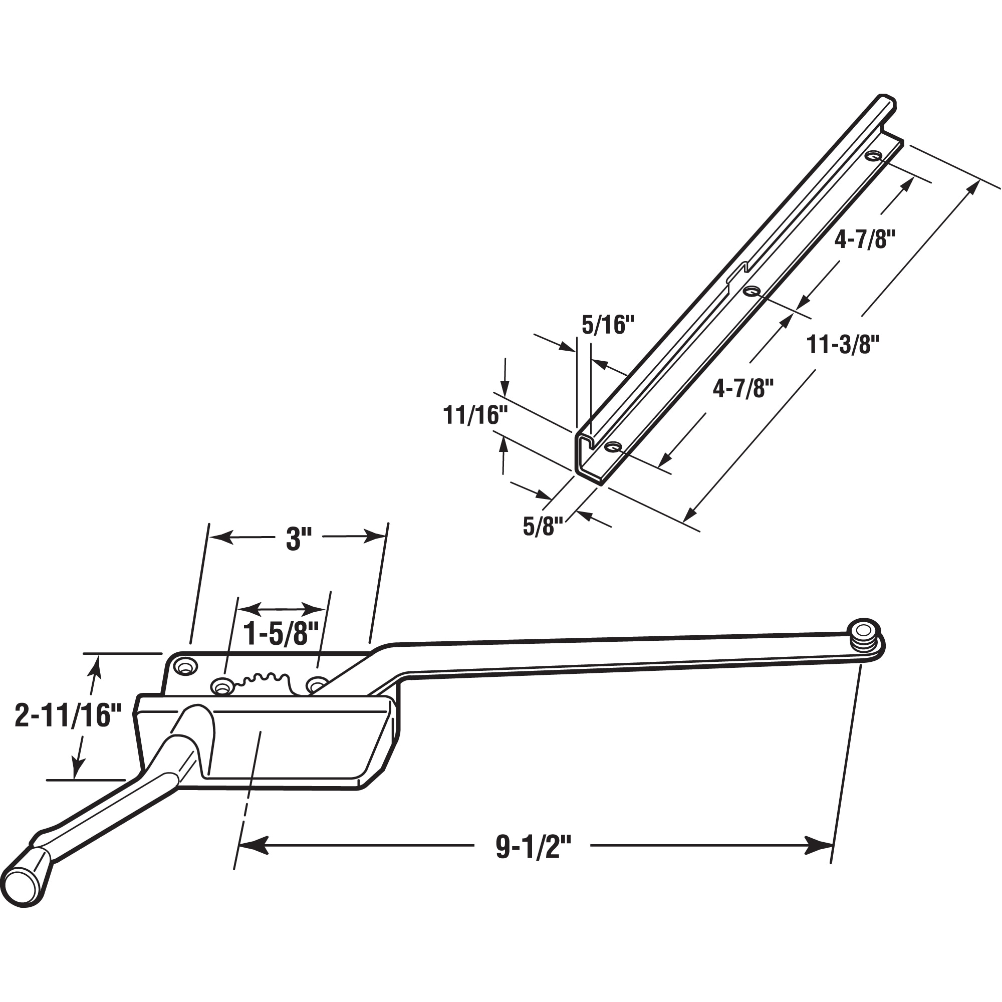 Prime-Line H 3948 Casement-Window-Crank-Handles - View #2