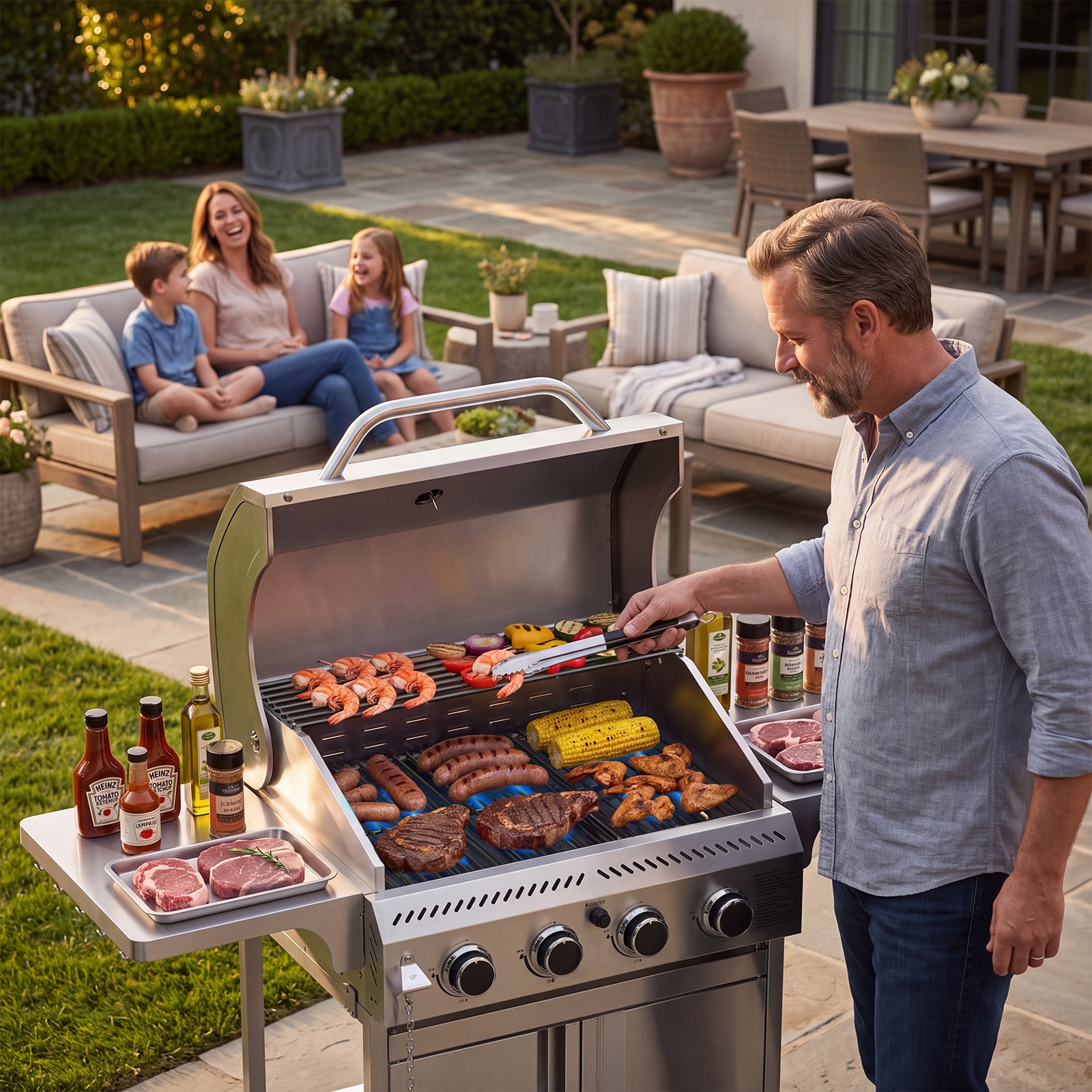 COWSAR LSPG-G0140F Gas-Grill - View #13