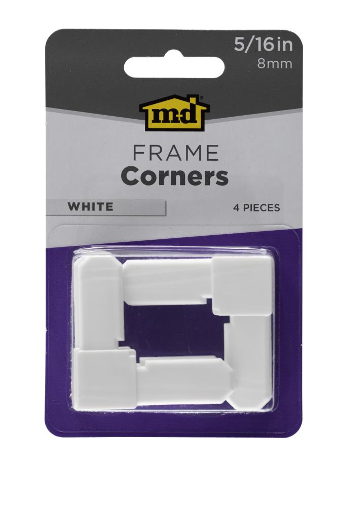 M-D Frame Corners White (5/16in) 4pc in the Window Screen Frame Corners ...