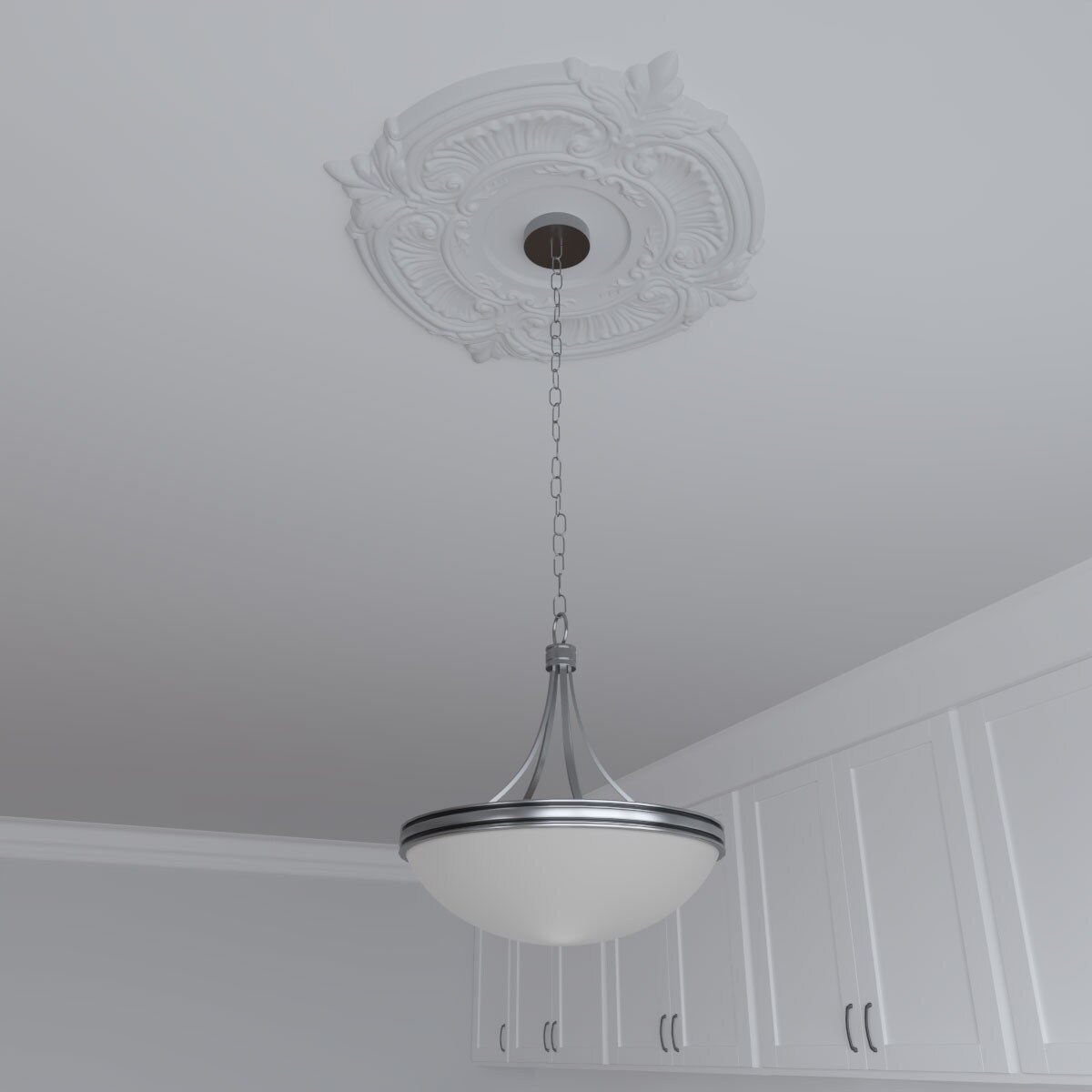 Ekena Millwork CMP22ATGBW Ceiling-Medallions - View #8