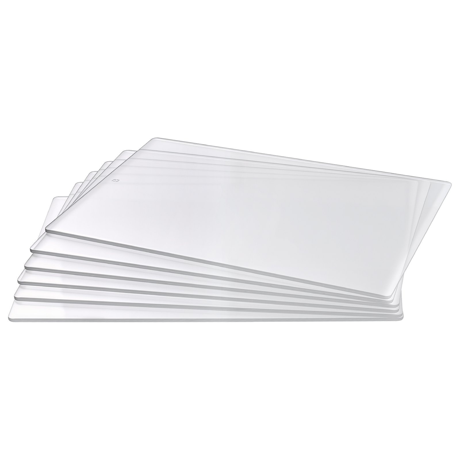 GIVIMO Cutting Plates 6-Pack 12.13-in x 8.5-in x 0.12-in Clear Polycarbonate Die Cut Pads for KM-1885 Die Cutting and Embossing Machines