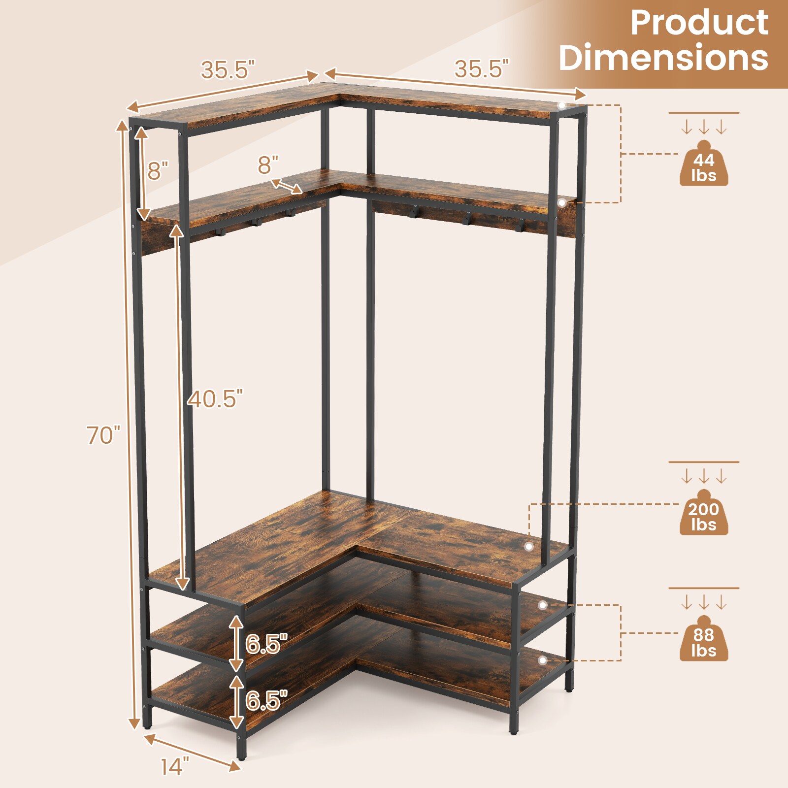SUGIFT LW018SUGHY289 Free-Standing-Shelving - View #3