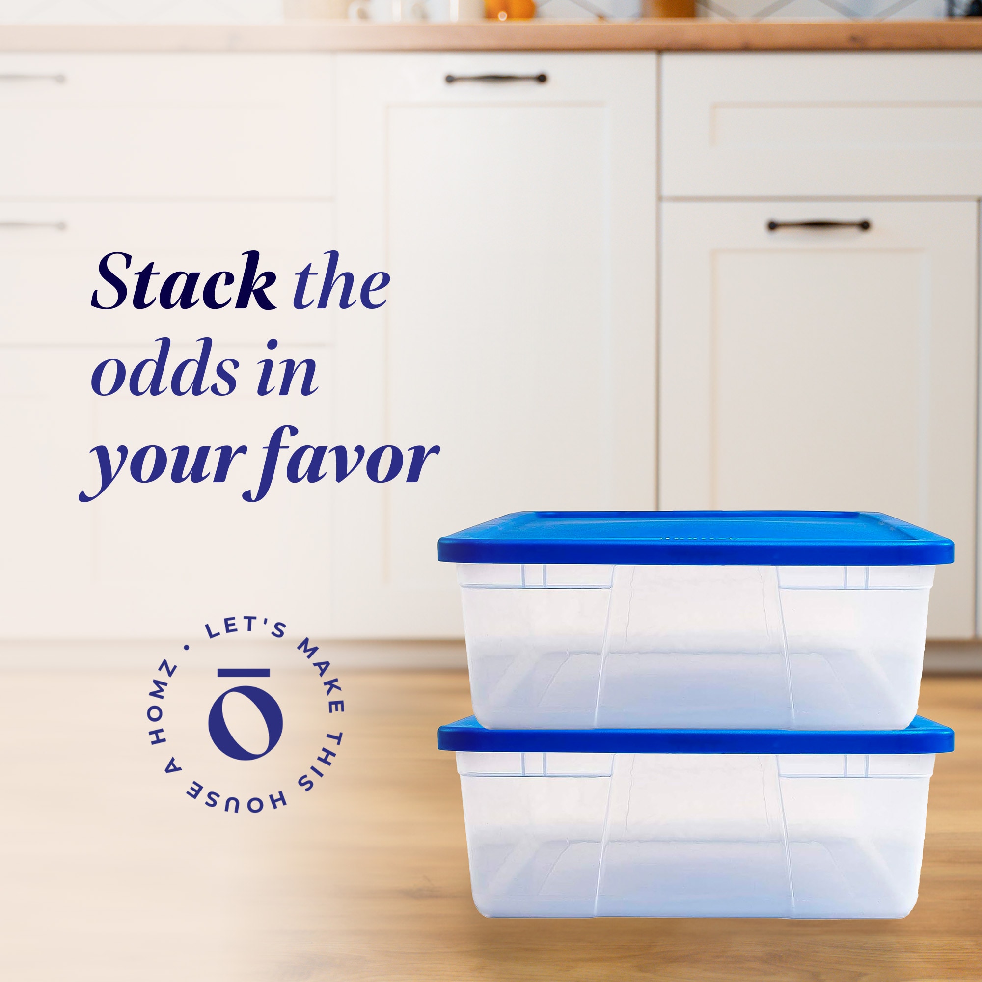 Homz Products 323719 Plastic-Storage-Totes - View #2