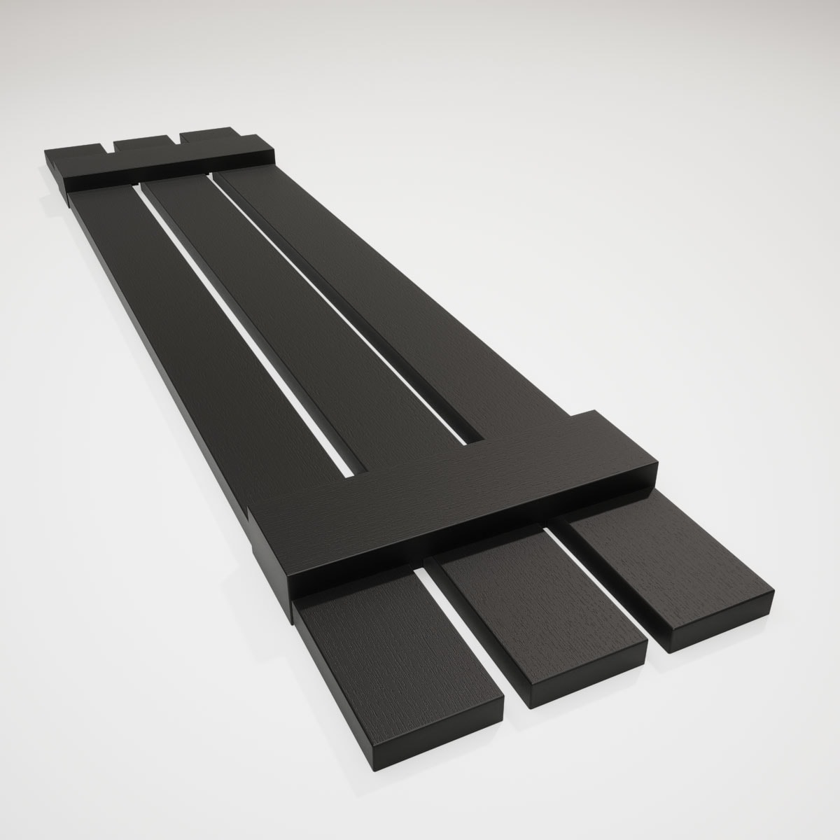 Ekena Millwork LS3S12X05100BL Exterior-Shutters - View #5
