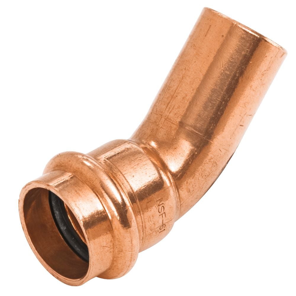 NIBCO 9046200PCUL UPC6062 1/2-in FTG X Press 45 Degree Elbow