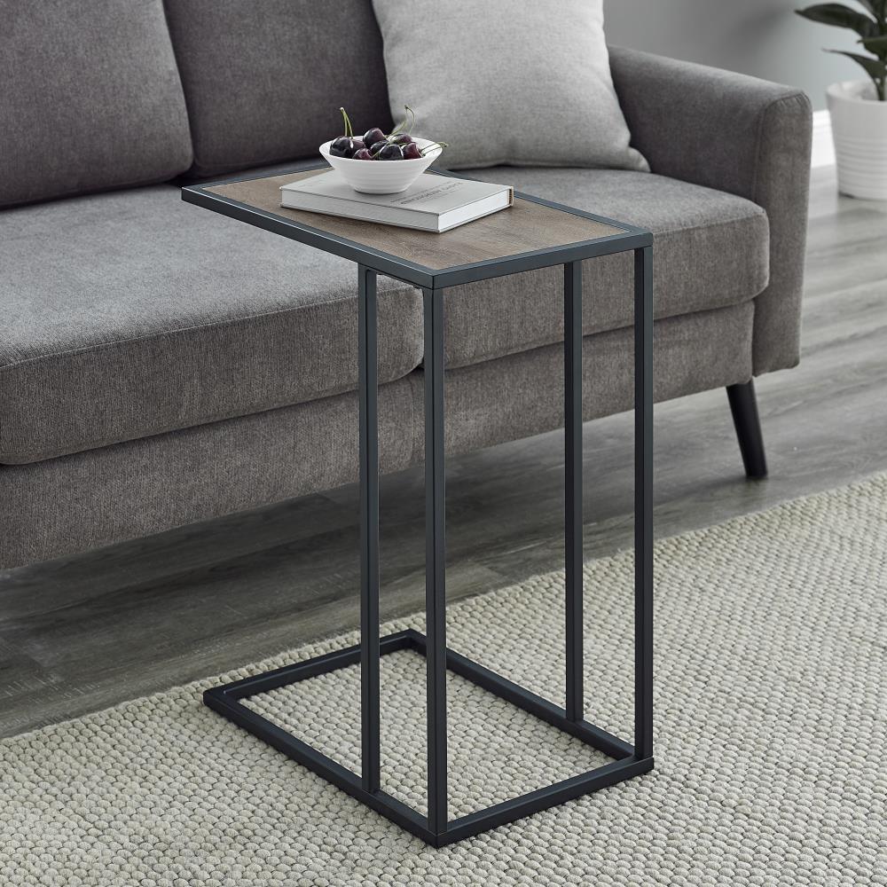 Walker Edison Grey Wash Wood Veneer Modern End Table in the End Tables ...