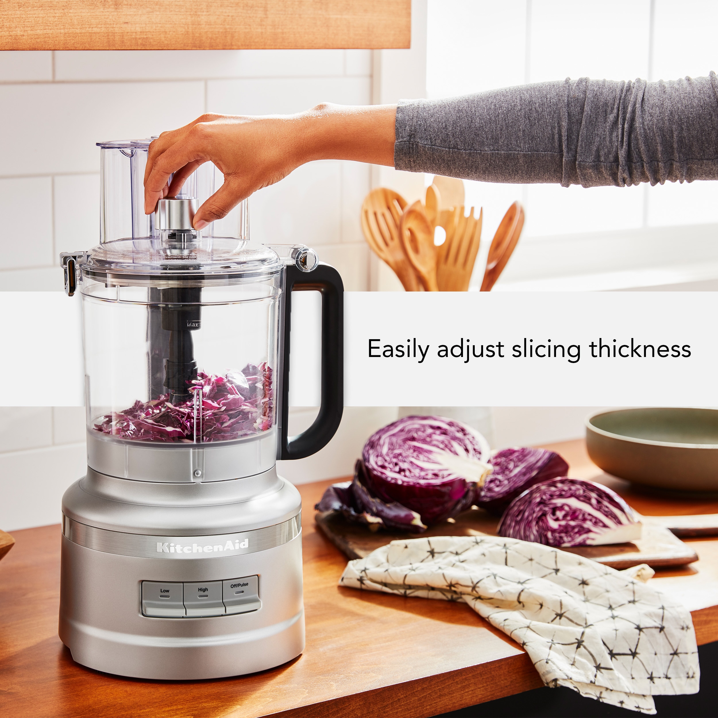 500W Professional Food Chopper with 3 Blades, 3-Speed Adjustment, Dual  Safety Lock Design, Large Capacity Bowls, for Crushing, Slicing, Shredding,  and Juicing