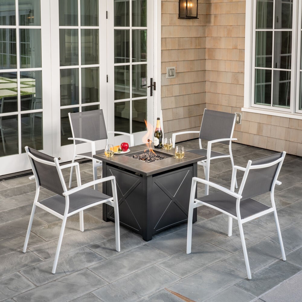 Mod Furniture HARP5PCSLFP-WG Patio-Conversation-Sets - View #14
