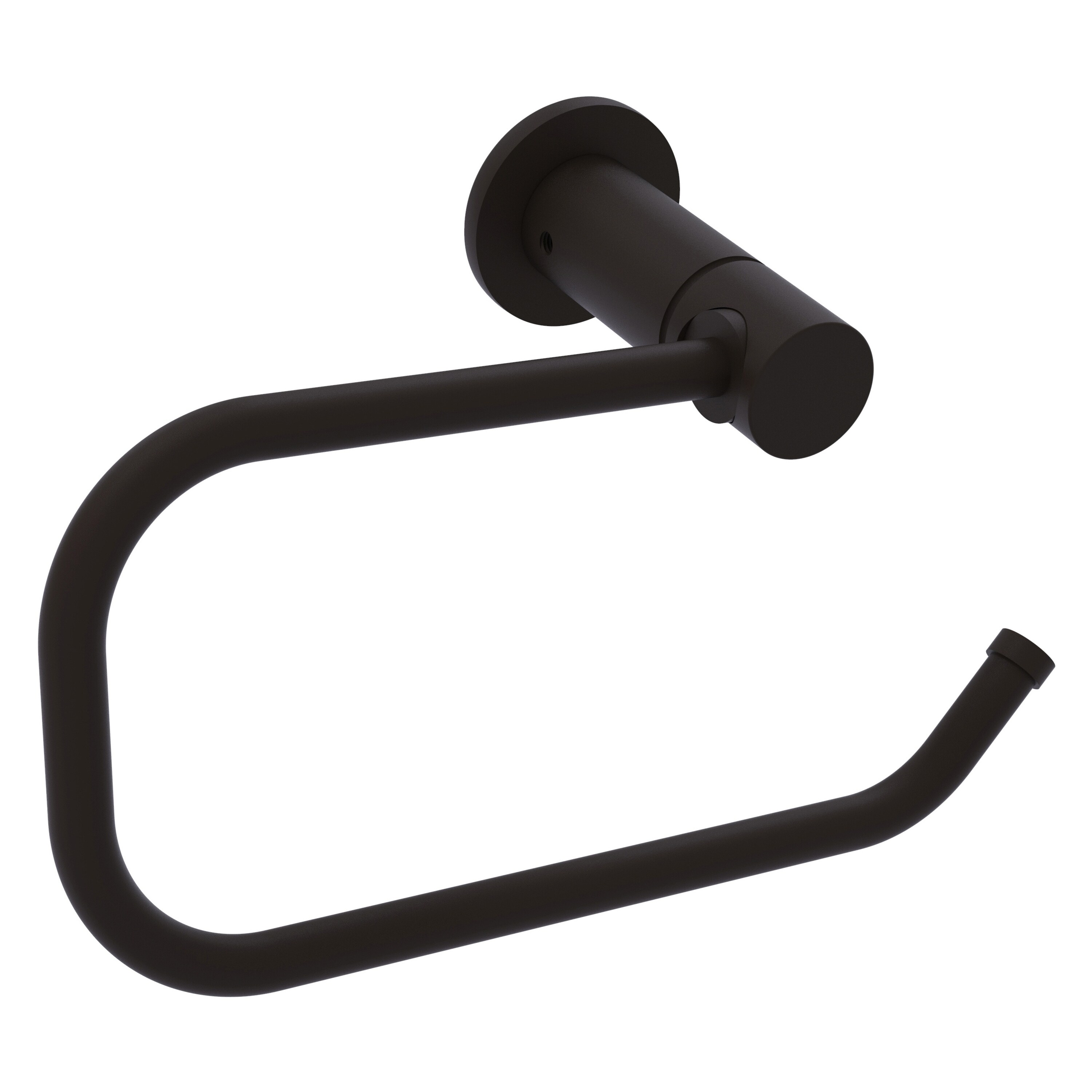 Allied Brass FR-24E-ORB Fresno Oil-rubbed Bronze Wall mount Single post Toilet Paper Holder 1 -Rolls with Storage