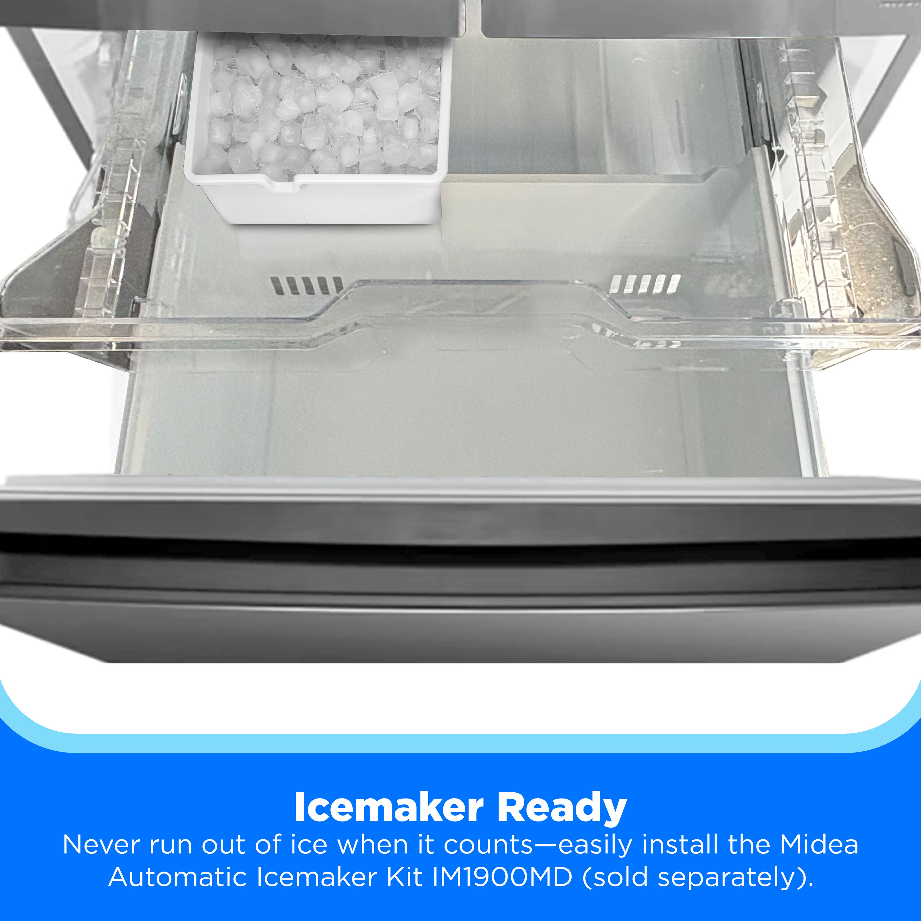Midea MRF18B4AST French-Door-Refrigerators - View #7