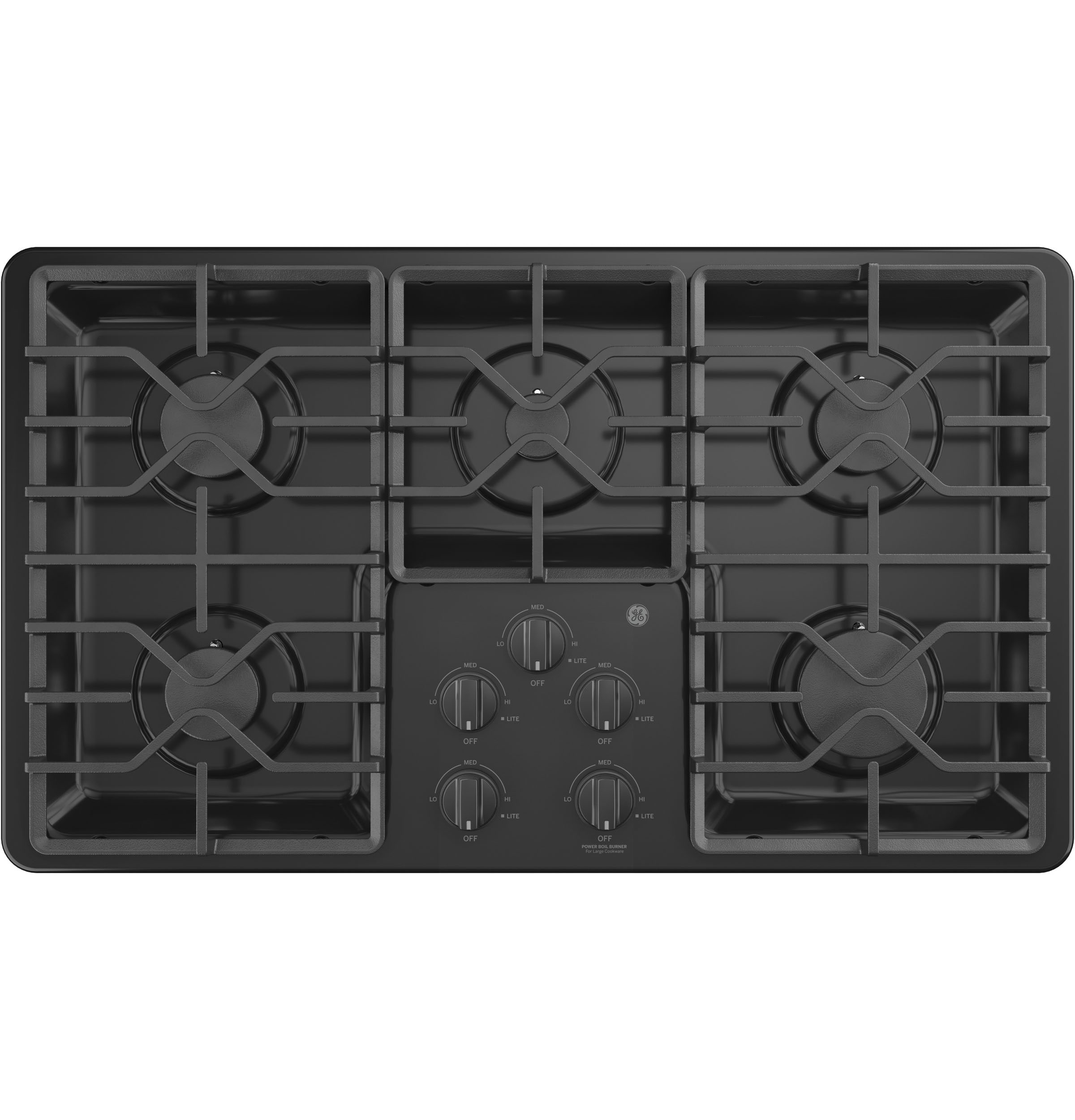 GE 36-in Gas Range Grill Module (Black) in the Cooktop & Range Parts  department at