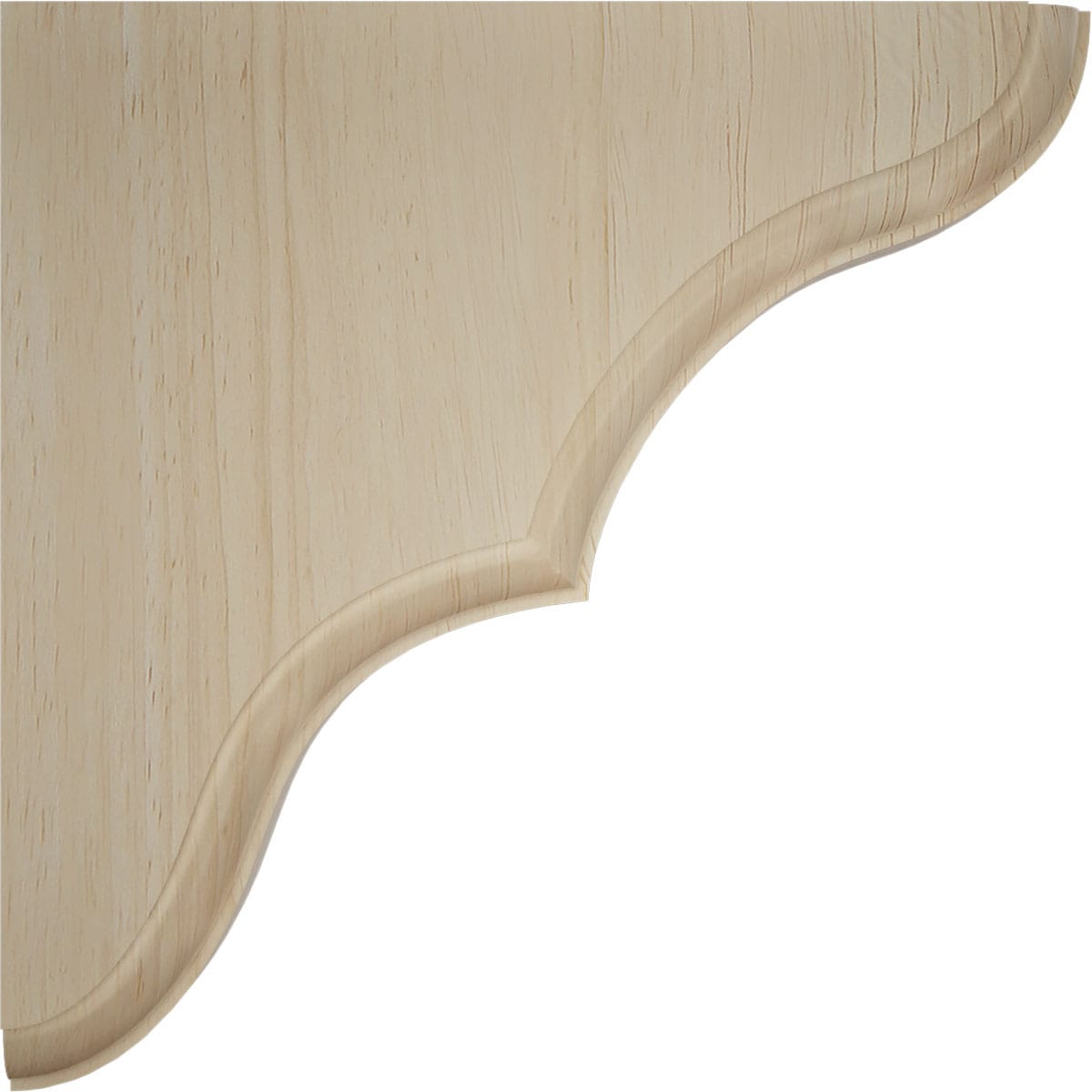 Ekena Millwork BKTW02X06X06STRW Exterior-Brackets-Braces - View #3