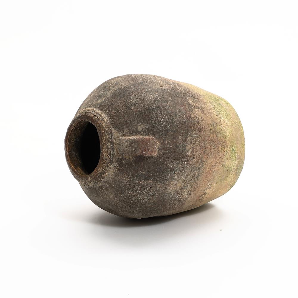 Rustic Ginger Root Brown Ceramic Table Vase for Bouquets