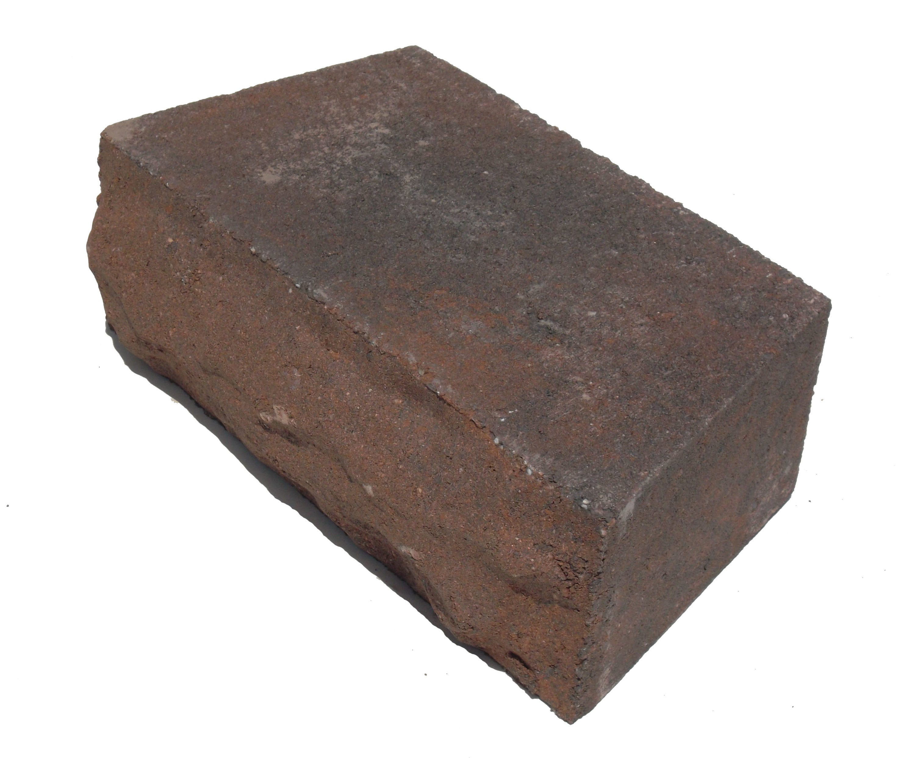4.1-in H x 12-in L x 6.8-in D Tranquil Concrete Retaining Wall Block in Brown | - Lowe's 30728