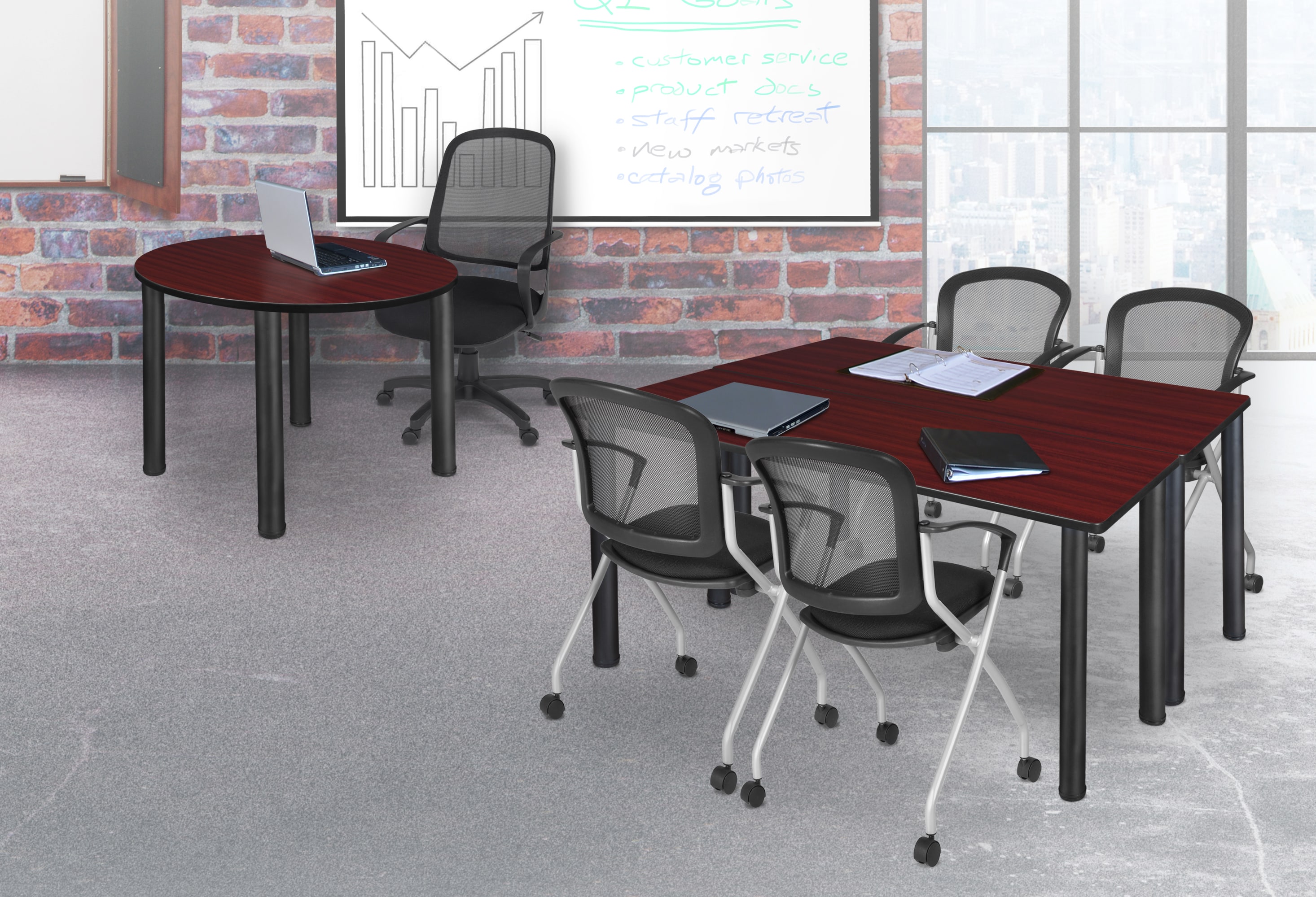 Regency MT6024MHBPBK Office-Tables - View #5