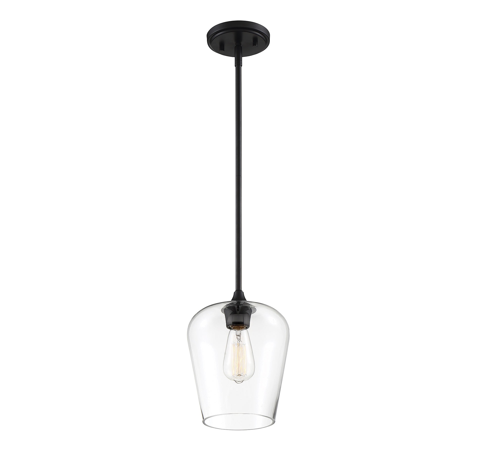 Savoy House Essentials 7-4036-1-BK Pendant-Lights - View #4