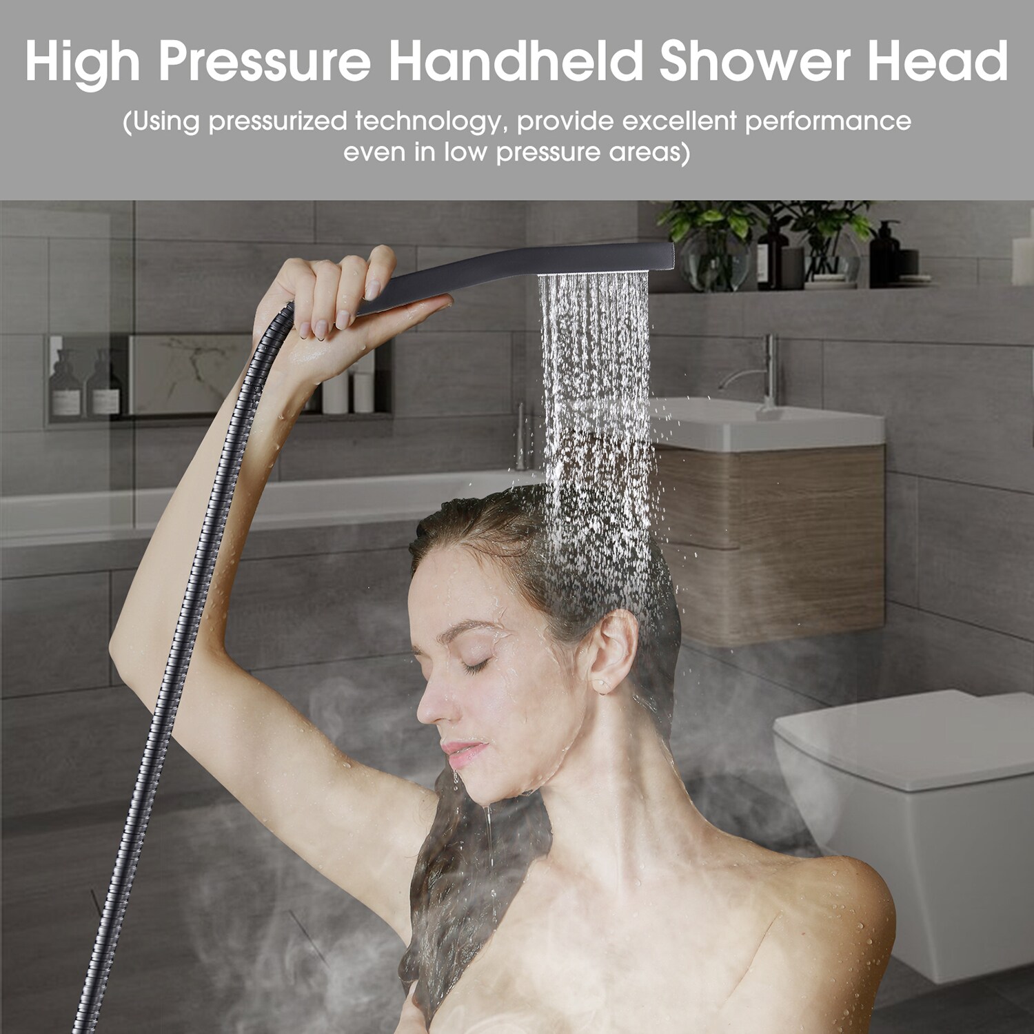 Maincraft 6-Spray Wall Mount Handheld Shower Head 1.8 GPM with