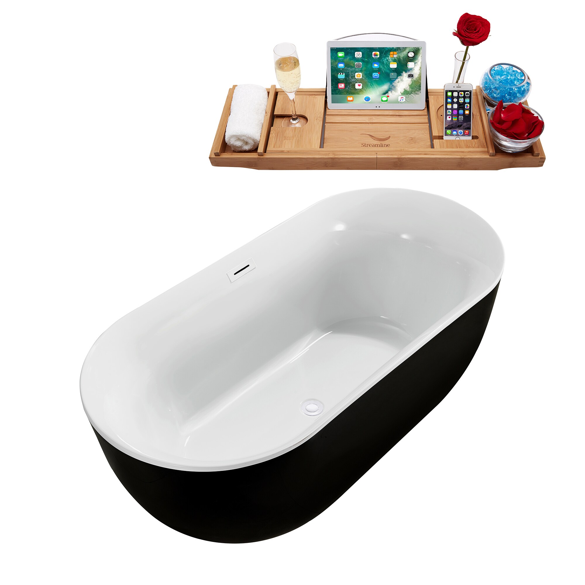 Streamline N801WH bathtubs - View #3