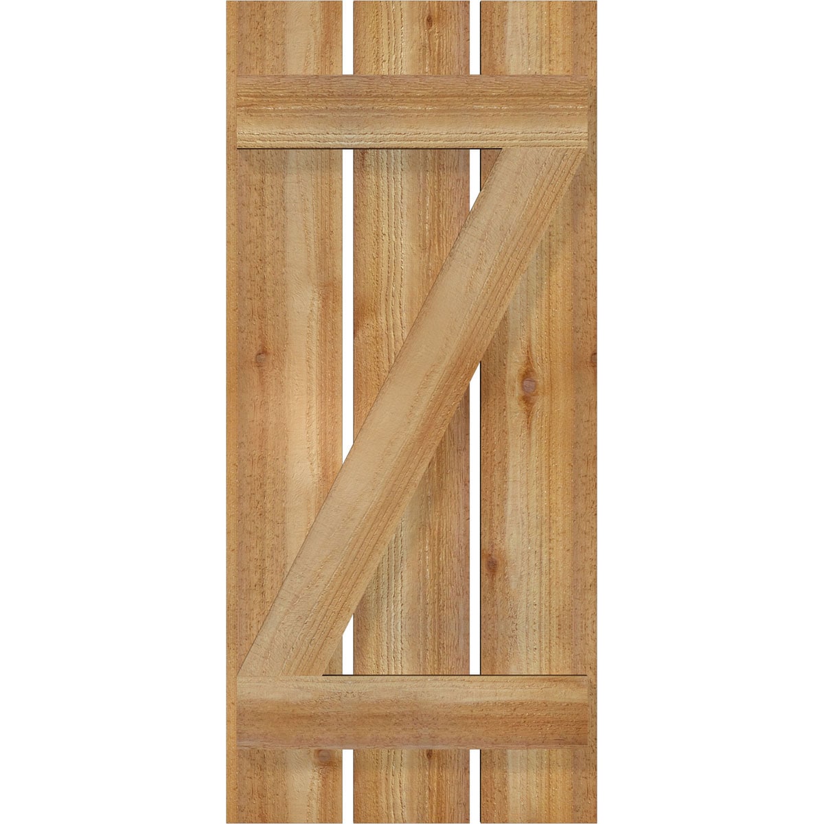 Ekena Millwork RBS06Z17X038RWR Exterior-Shutters - View #5