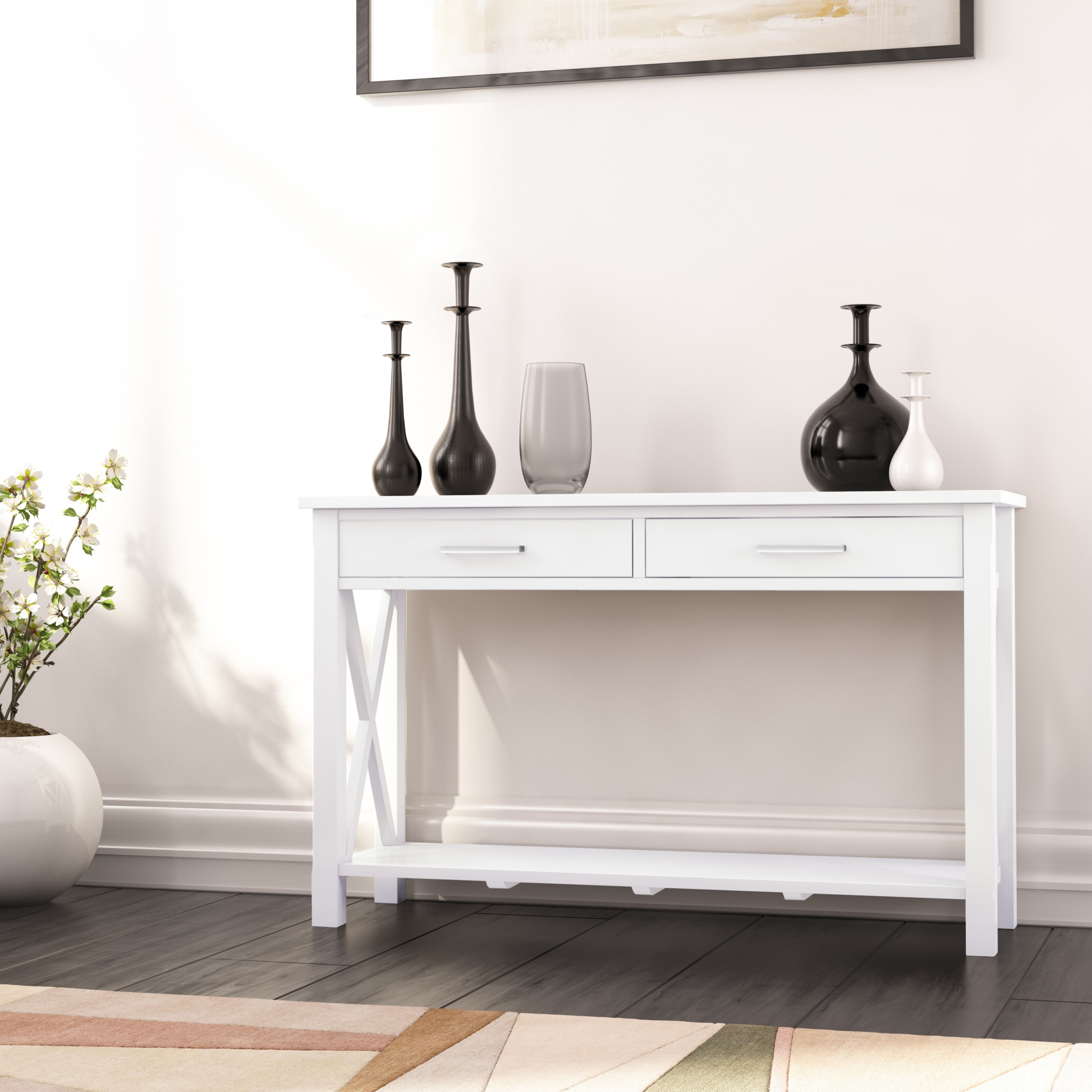 Simpli Home AXCKIT06-WH Console-Sofa-Tables - View #6