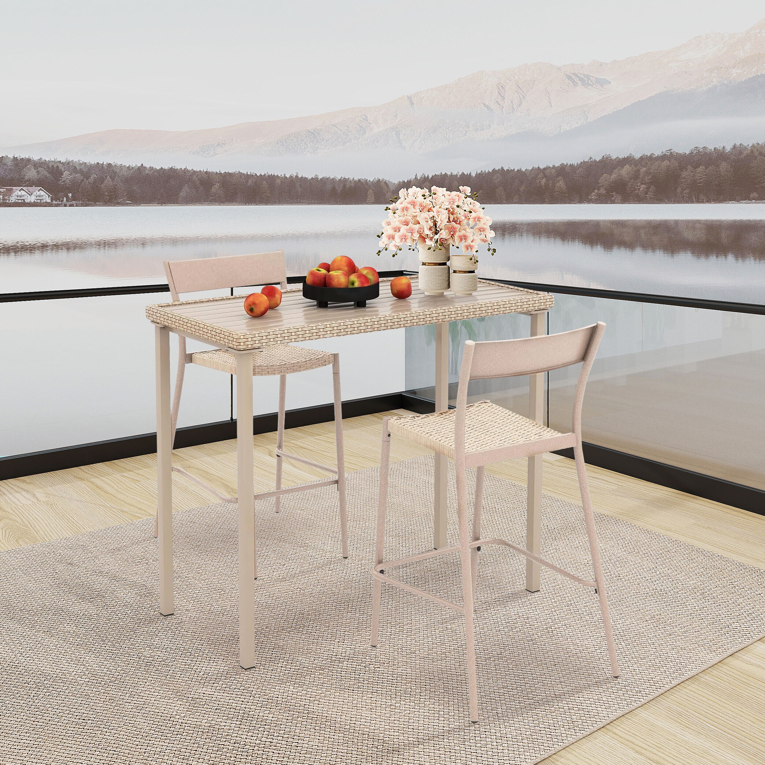LIVIZA TDS11966BN Patio-Tables - View #4