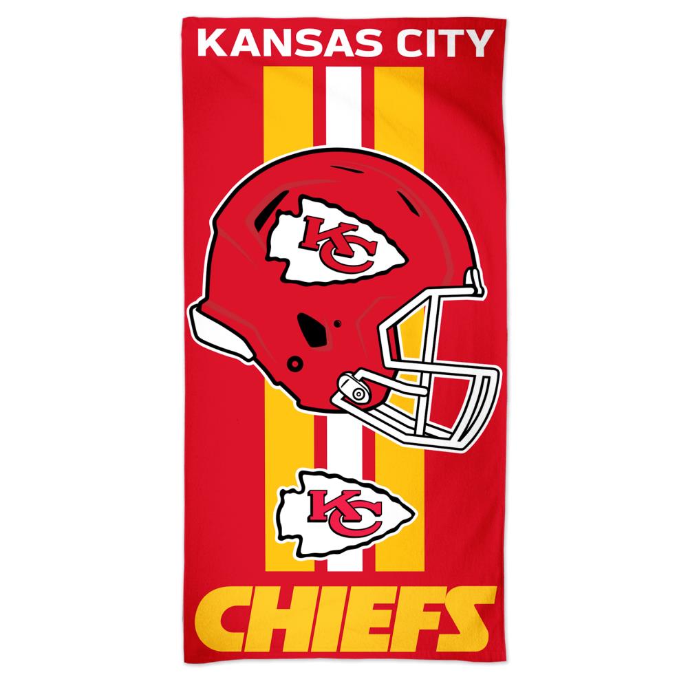 WinCraft Sports A1874917 Red and Gold with Team Logo Kansas City Chiefs Cotton Beach Towel