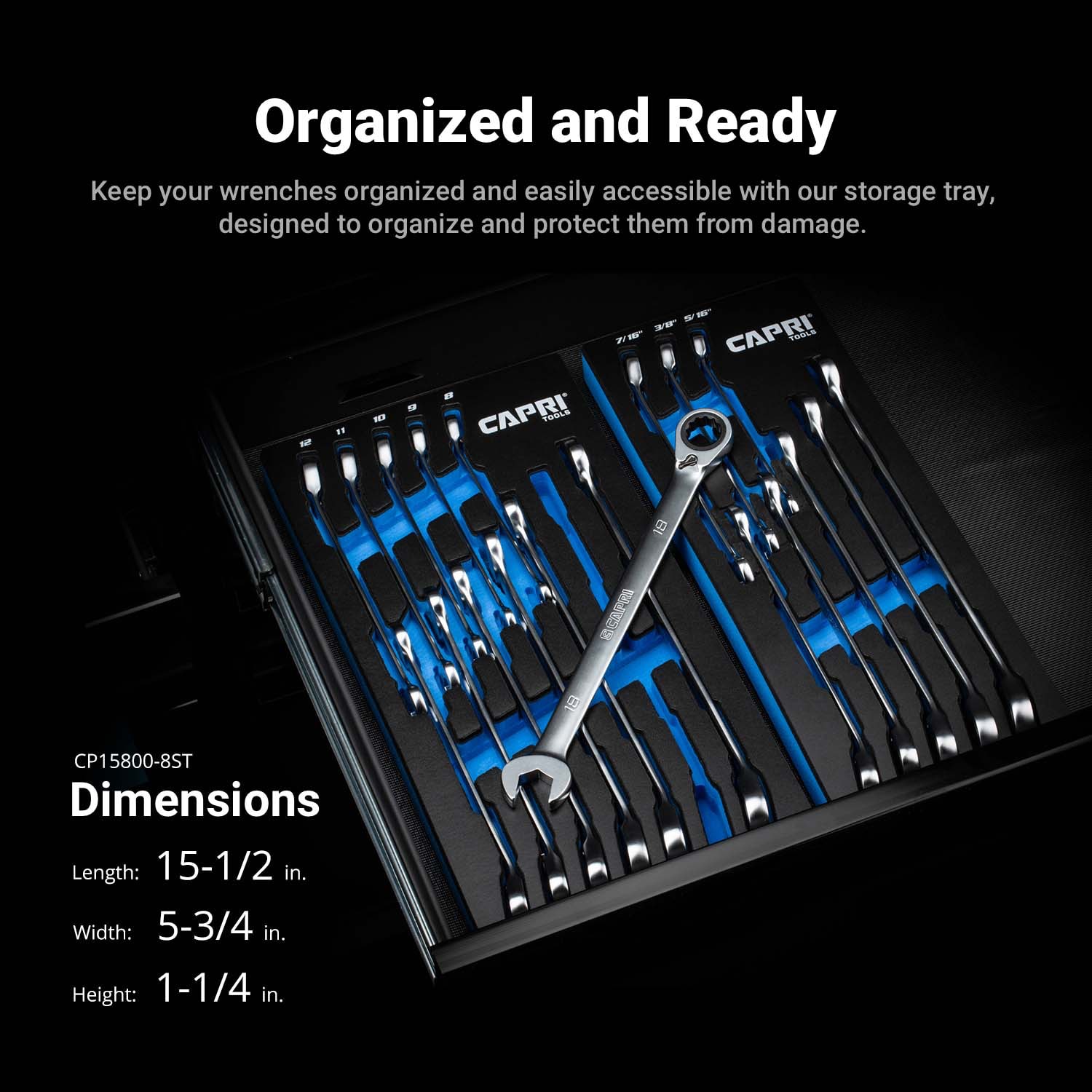 Capri Tools CP15800-8ST Ratcheting-Wrench-Sets - View #8