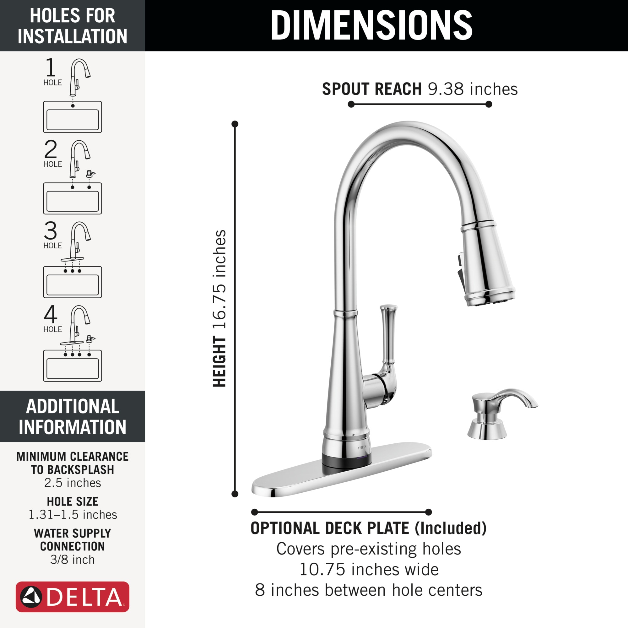 Delta 19814TZ-SD-DST Kitchen-Faucets - View #4