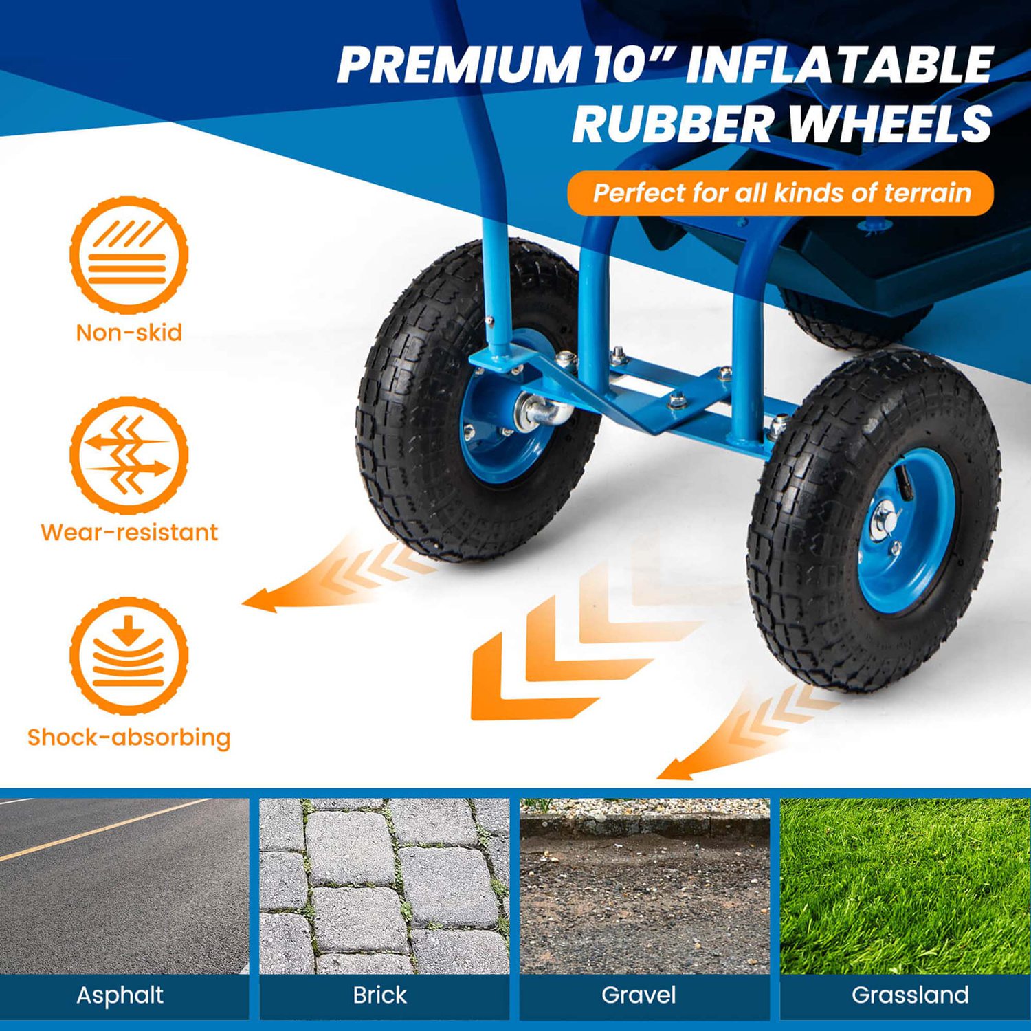 Costway CSHY005274 Yard-Carts - View #5