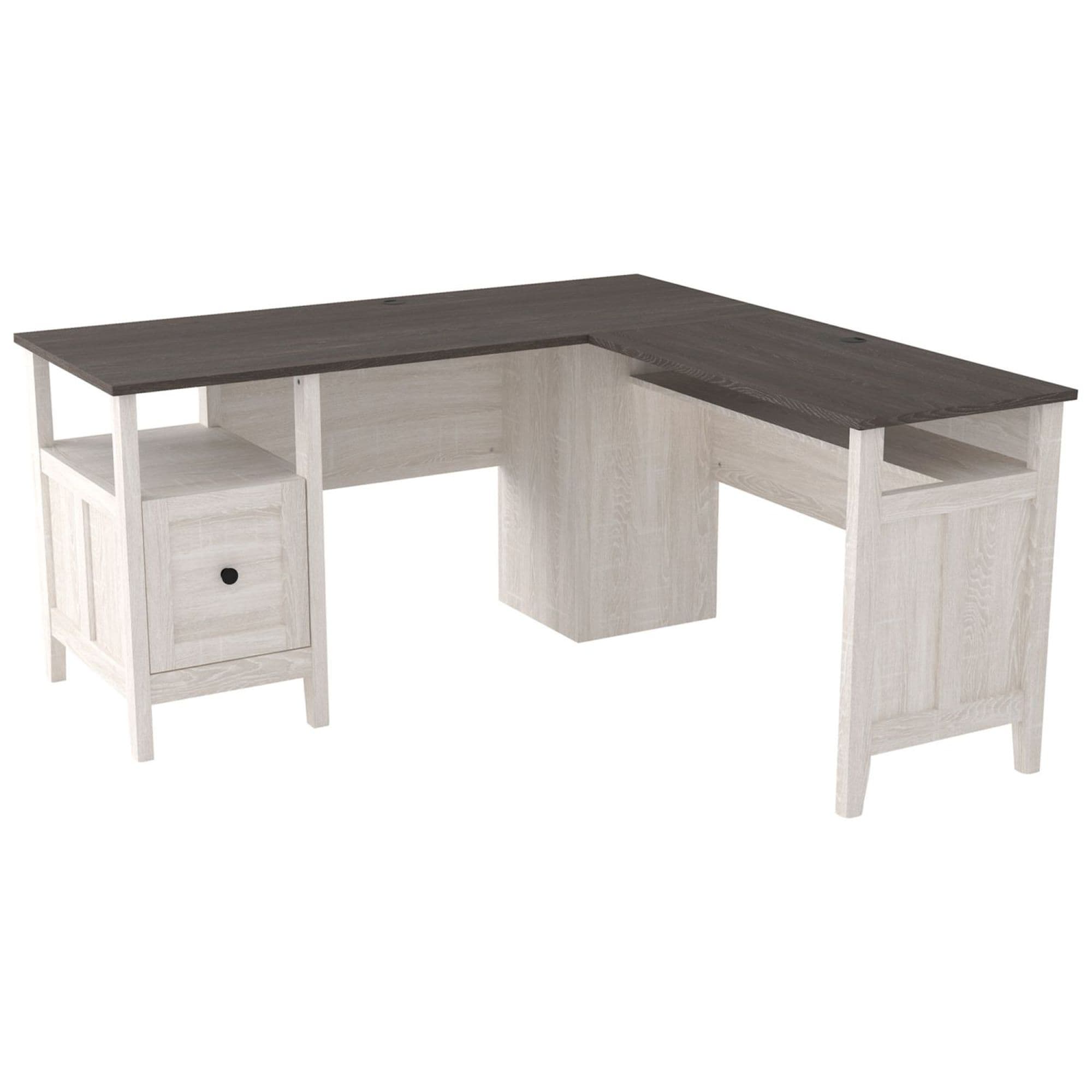 JASMODER B034S00001 Ashley Dorrinson 2-Piece Casual Home Office Desk
