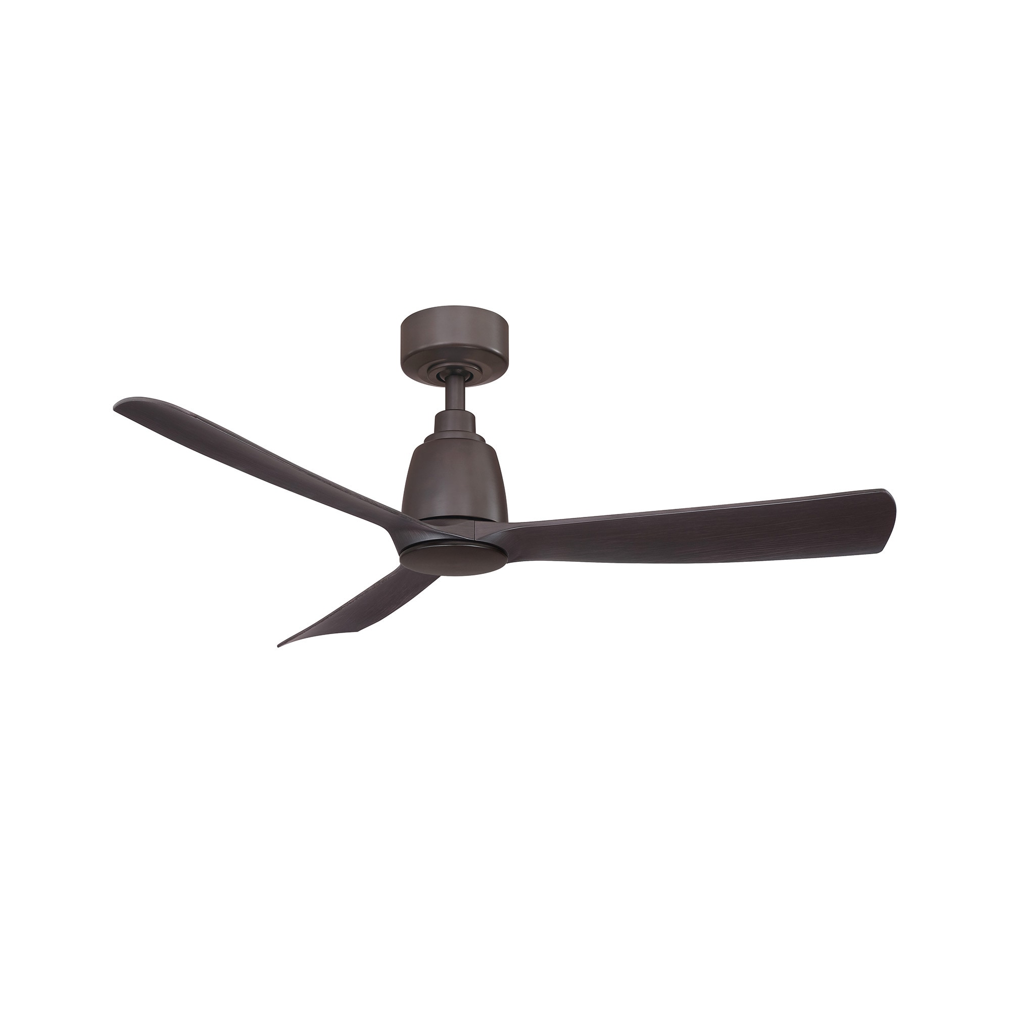 Fanimation Kute 44-in Dark Bronze with Dark Walnut Blades Indoor/Outdoor Smart Propeller Ceiling Fan Light Kit Compatible and Remote (3-Blade) FPD8547DZ Sansujyuku sansujyuku.com