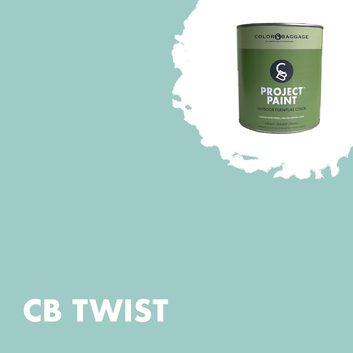 Color Baggage TWIST-POF-SAT-Q Project Paint Outdoor Satin Twist ( 1-quart )