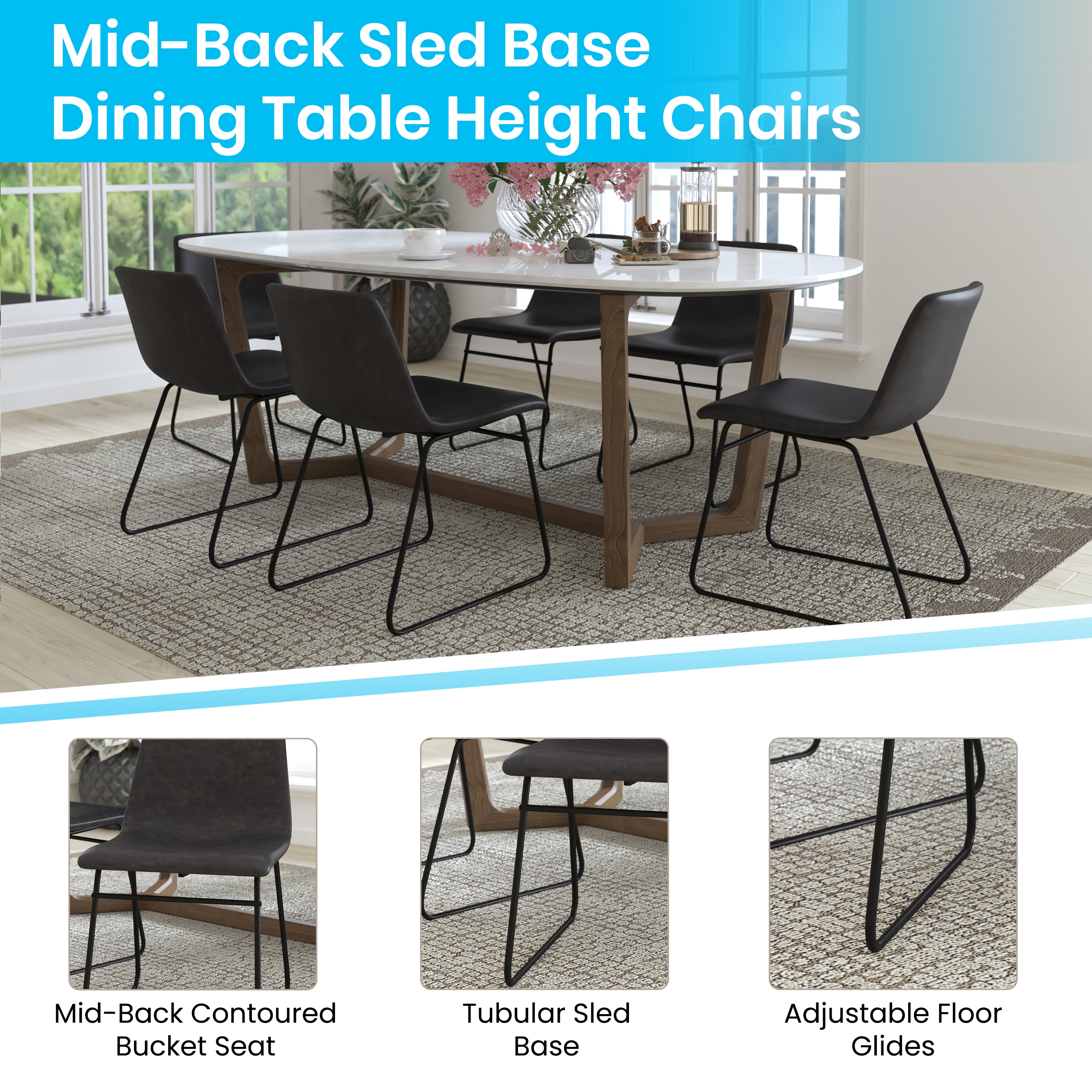 Flash Furniture 840196334677 Dining-Chairs - View #4