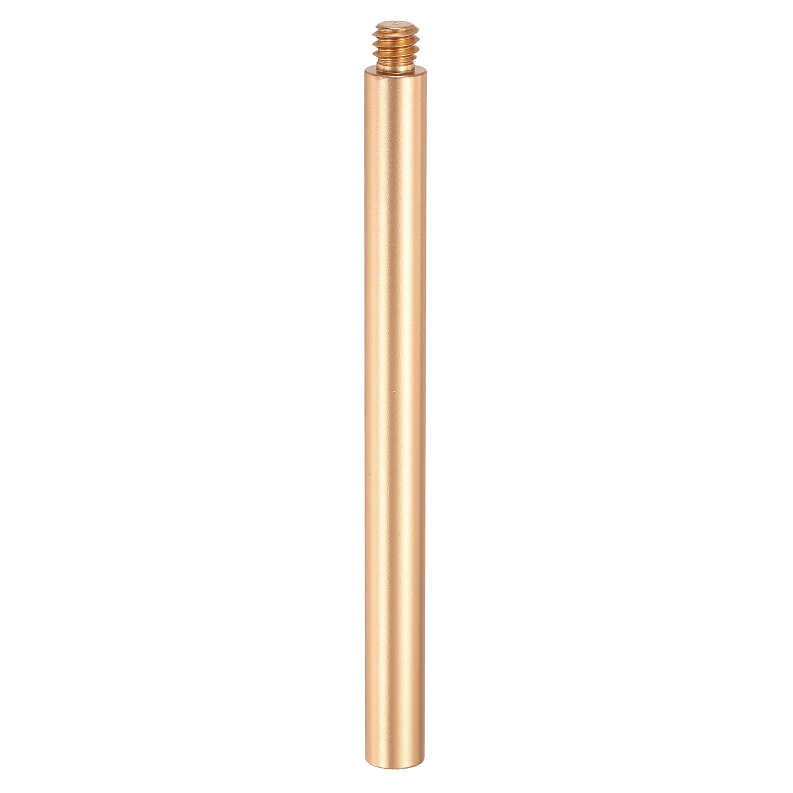 PATIKIL 4in Metal Extension Rod 1/4in-20 Female to Male Thread 0.31in Aluminum Alloy Lightweight Stabilizer Accessory Mount Tripod Extender Tube for Tripod DSLR Action Cameras Gold #S26062400UX5985