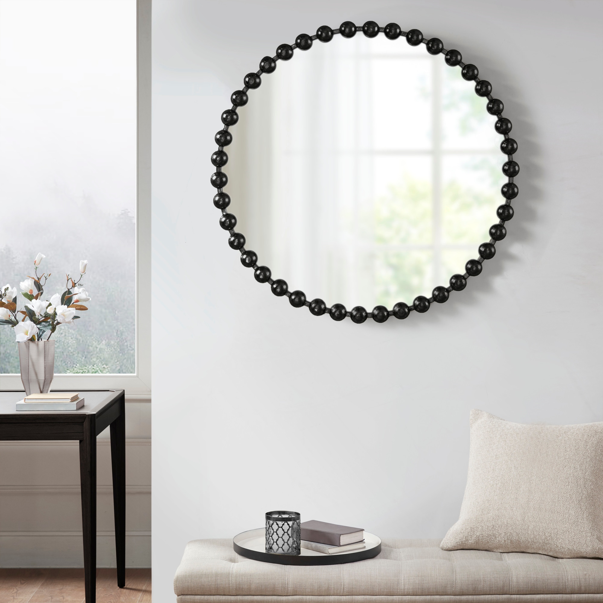Madison Park Signature Beaded 36-Inches W x 36-Inches H