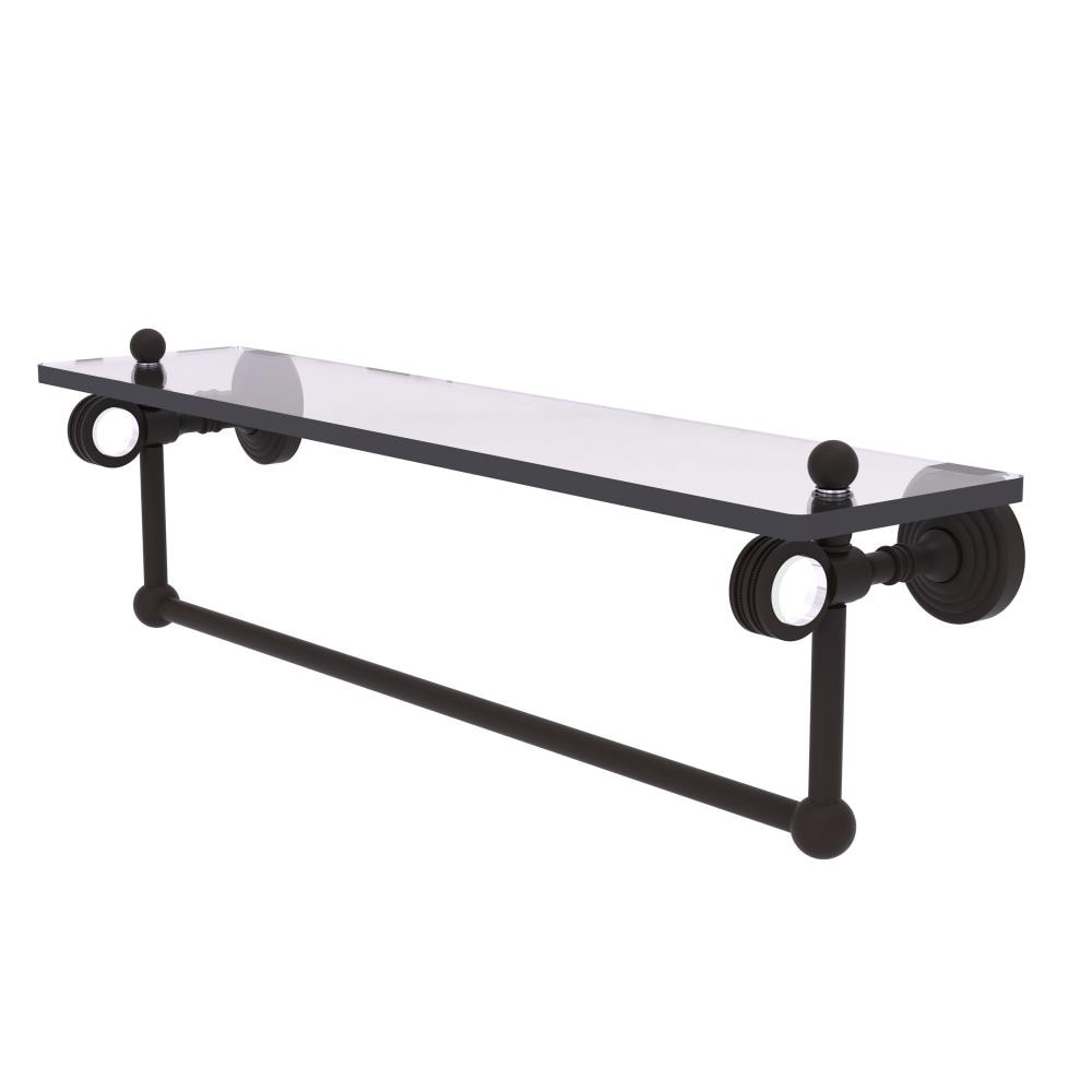 Allied Brass PG-1TBD-22-ORB Pacific Grove Oil Rubbed Bronze Wall mount Bathroom Shelf ( 22-in x 6.4-in x 5-in )