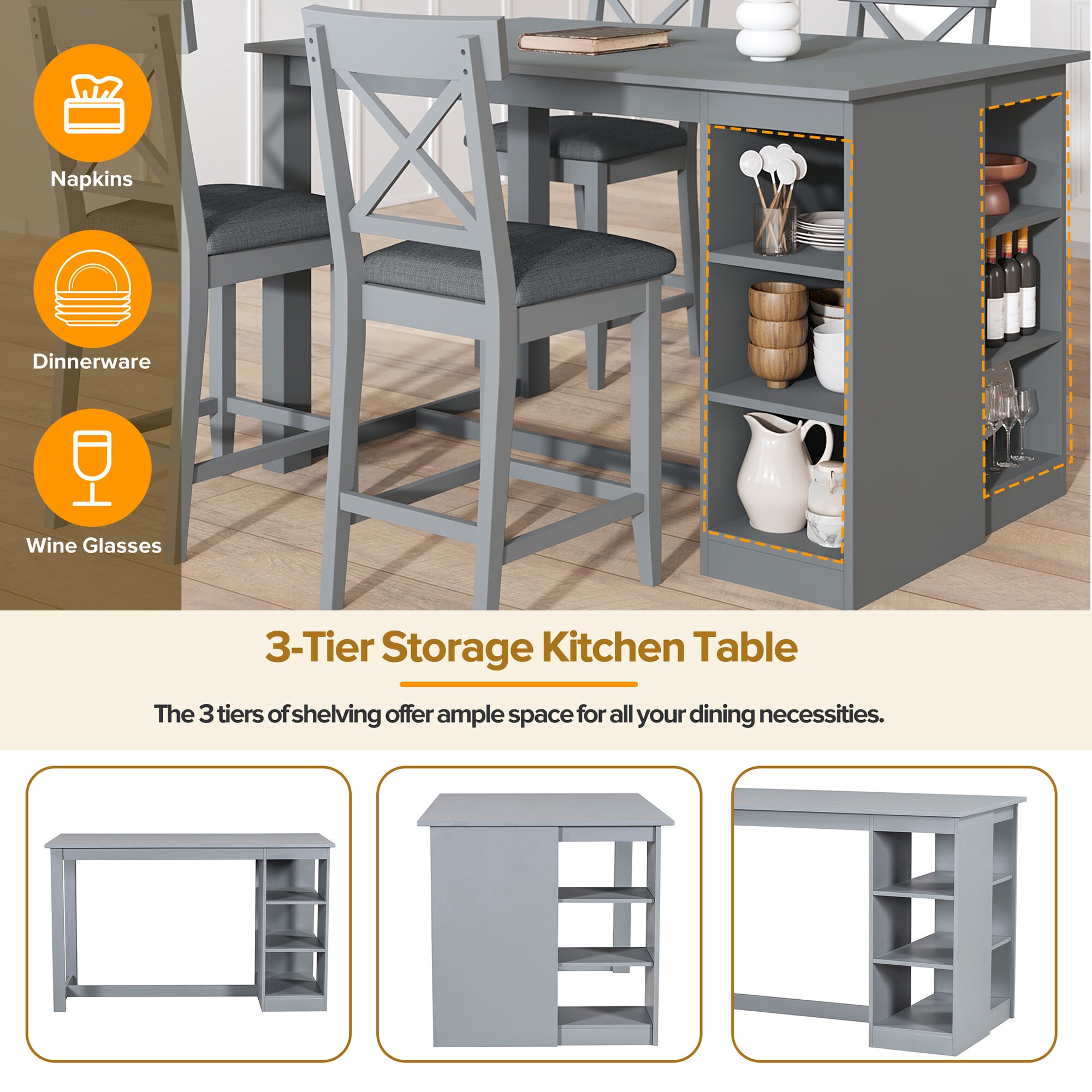 Bybafun YA0100241 Dining-Sets - View #8