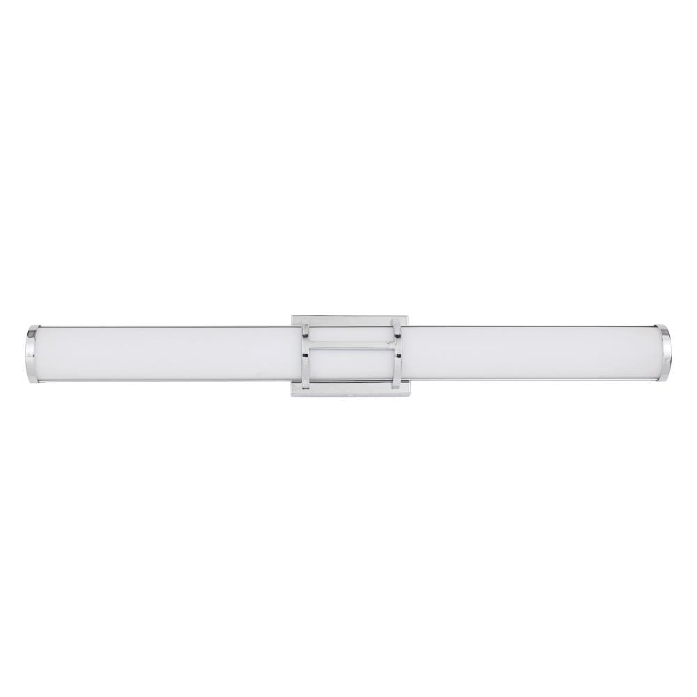 EGLO 204134A Ramaro 35.24-in 1-Light Chrome LED Transitional Vanity Light
