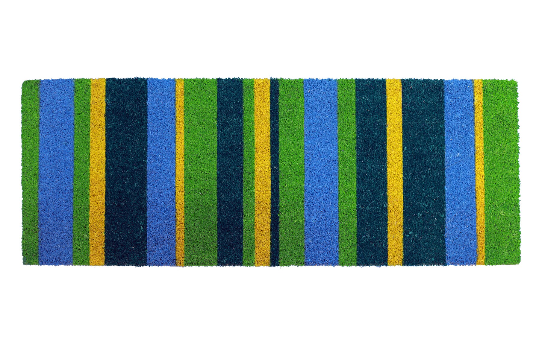 Imports Decor 522PVC Multi Color Coir/Rubber Rectangular Outdoor Decorative Home Door mat