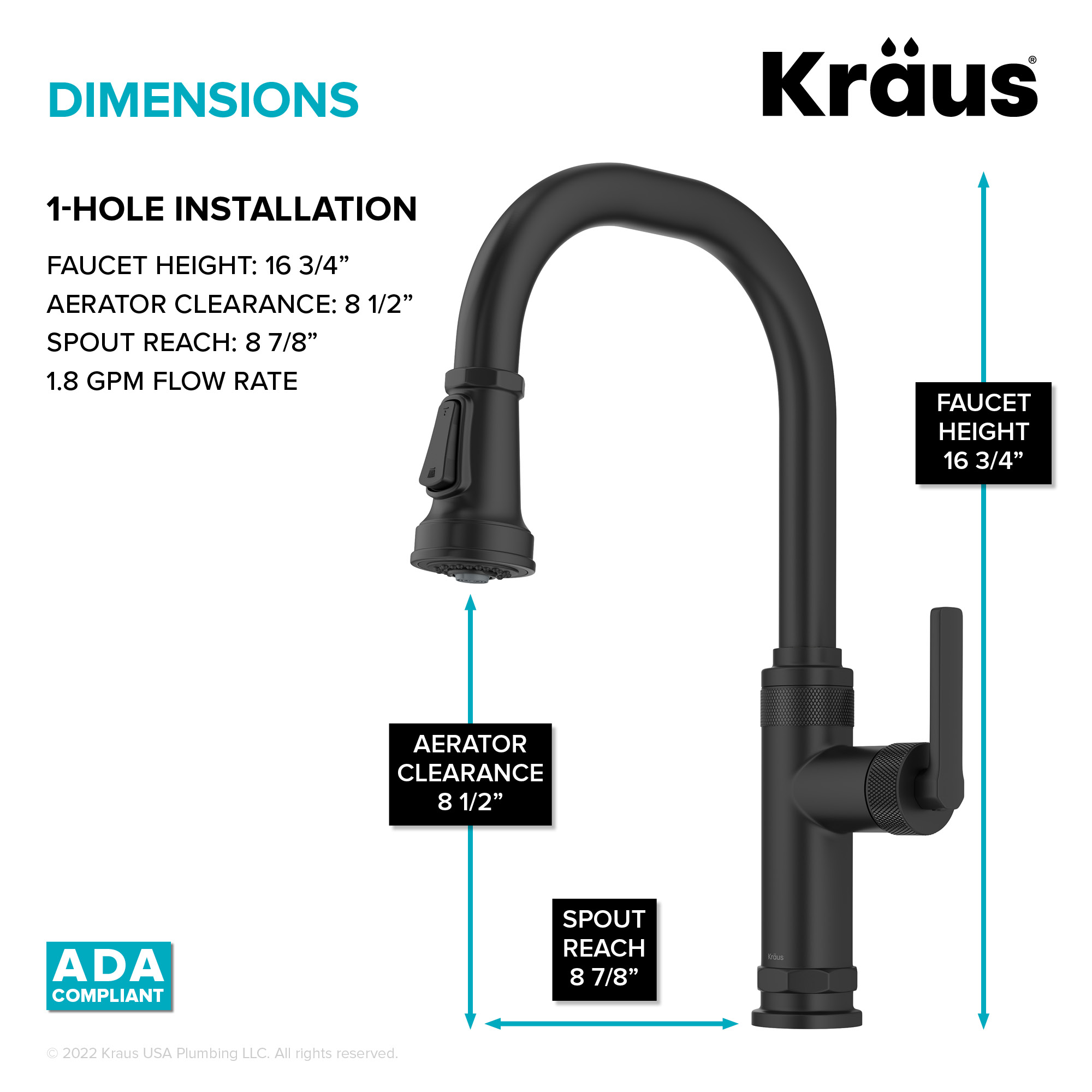 Kraus KPF-4102MB Kitchen-Faucets - View #5