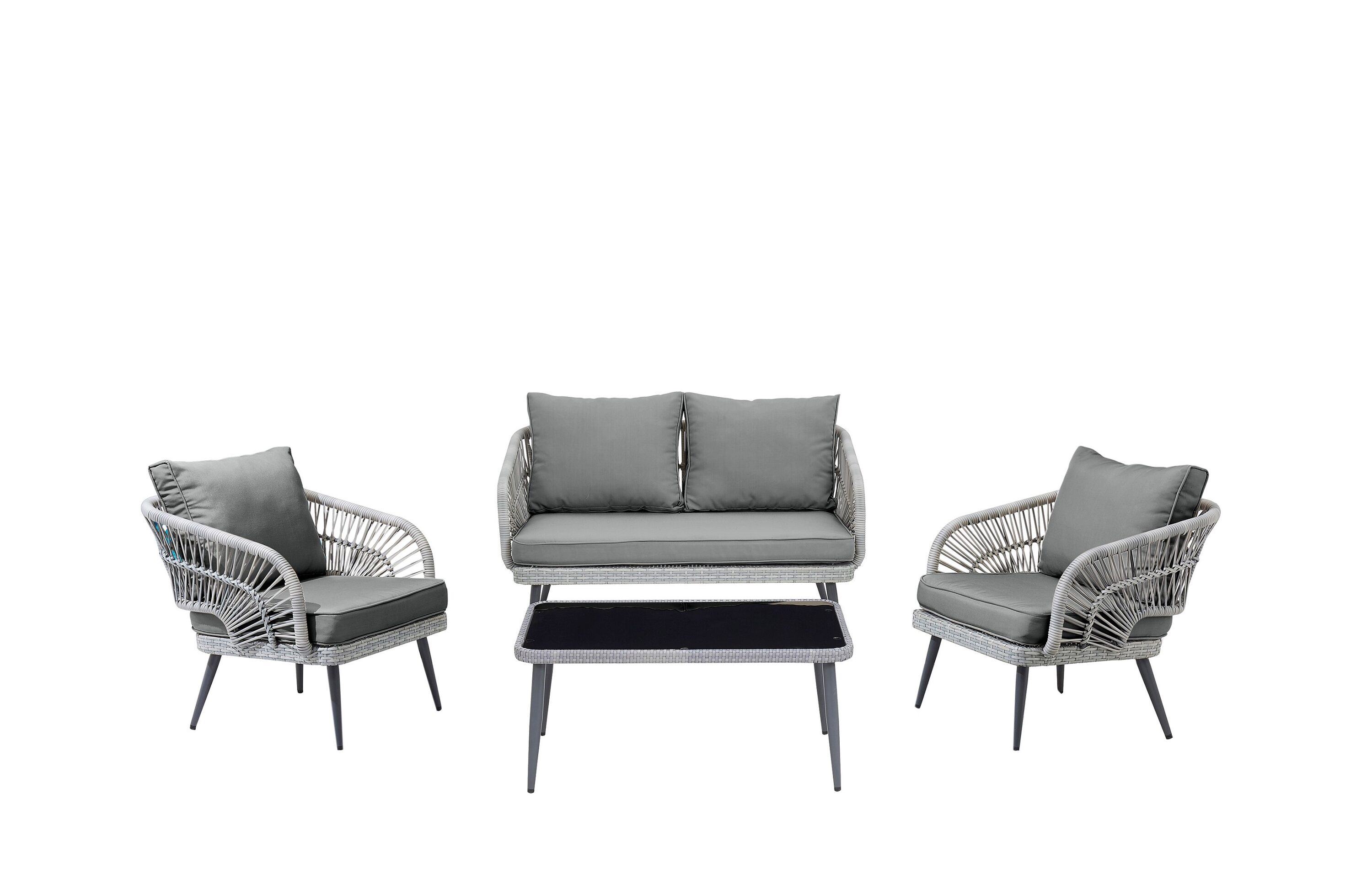 Manhattan Comfort OD-CV016-GY Patio-Conversation-Sets - View #2