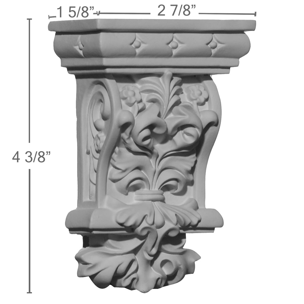 Ekena Millwork COR02X01X04VL corbels - View #2