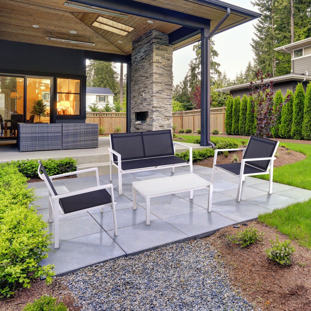 Mod Furniture HARP4PC-WN Patio-Conversation-Sets - View #4