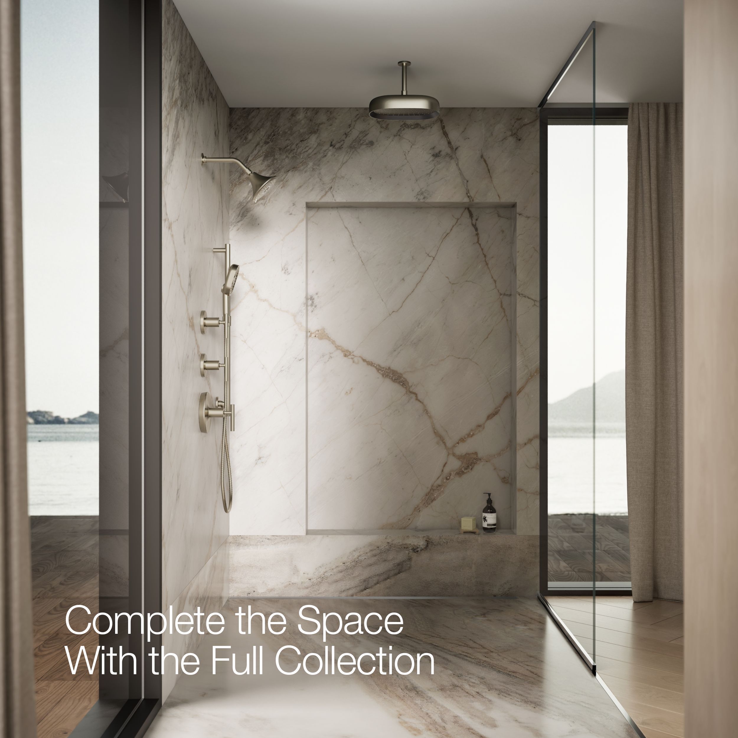 KOHLER K-22169-G-BN Fixed-Showerhead - View #8