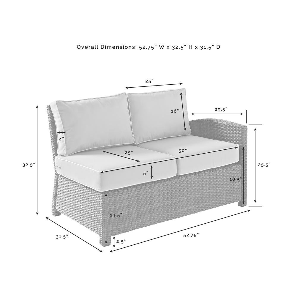Outdoor Escape BO2874831WHT Patio-Sofas-Daybeds - View #5