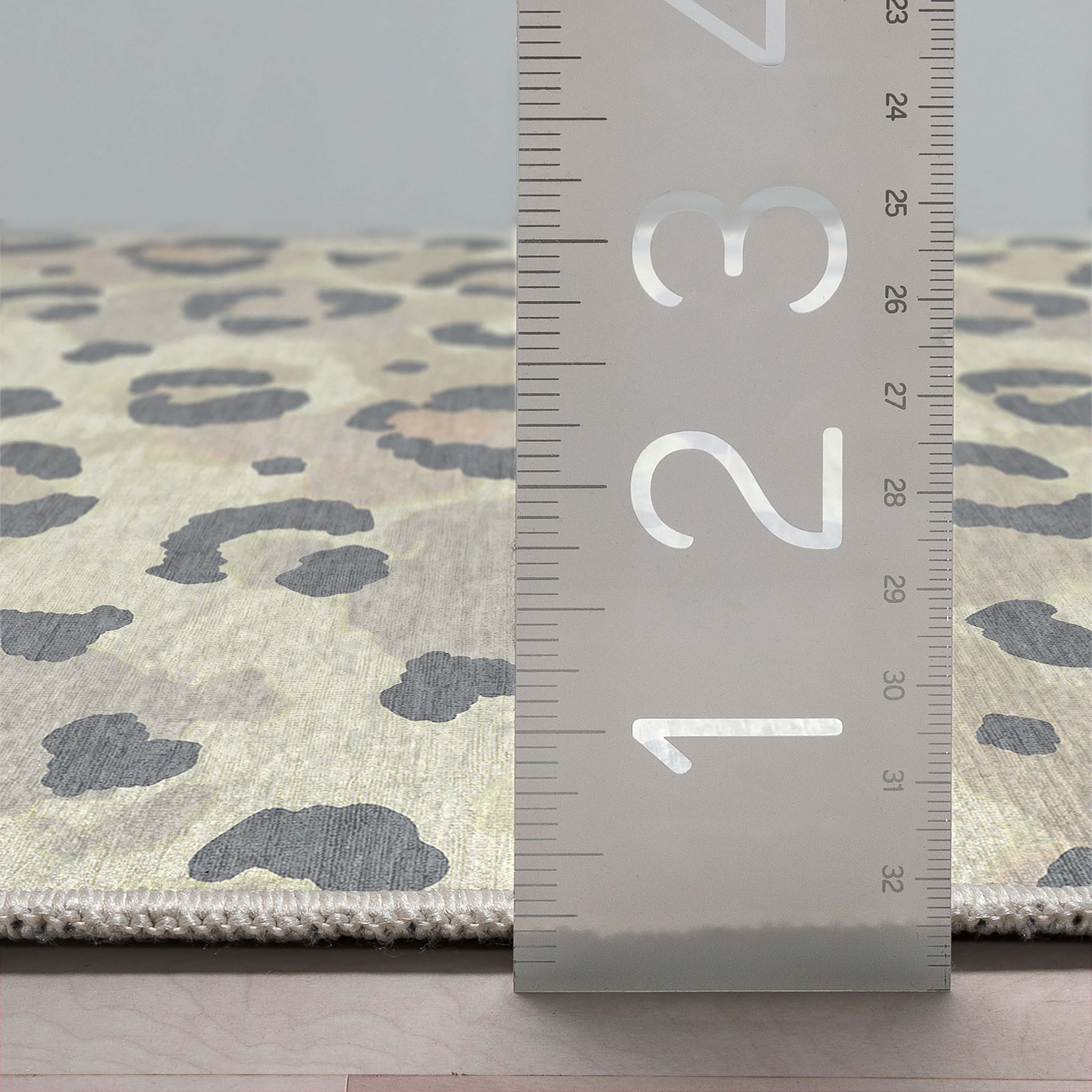 Well Woven Animal Prints 5 X 7 (ft) Beige Gold Indoor Abstract Mid ...